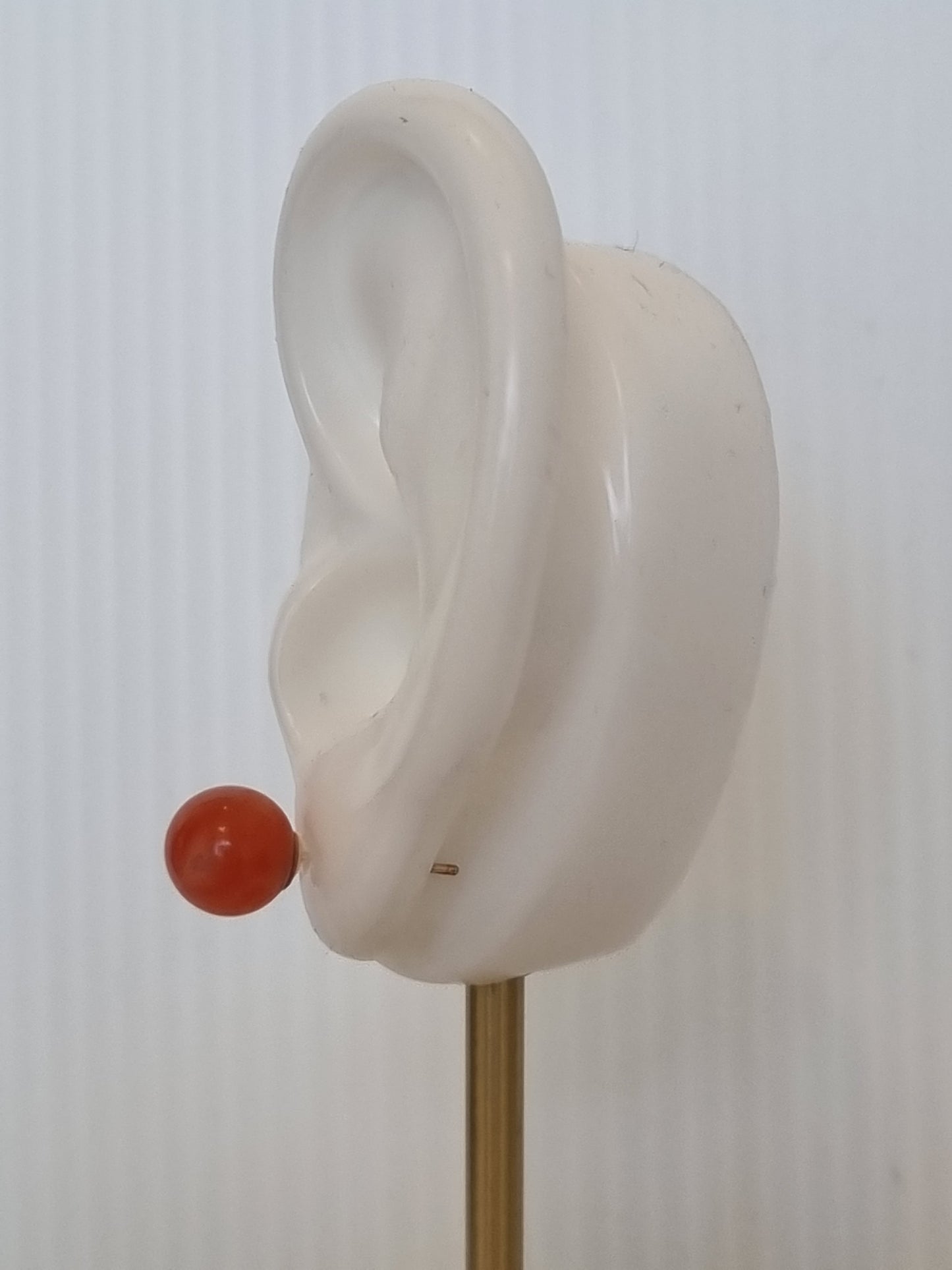 Carnelian Ear Stud