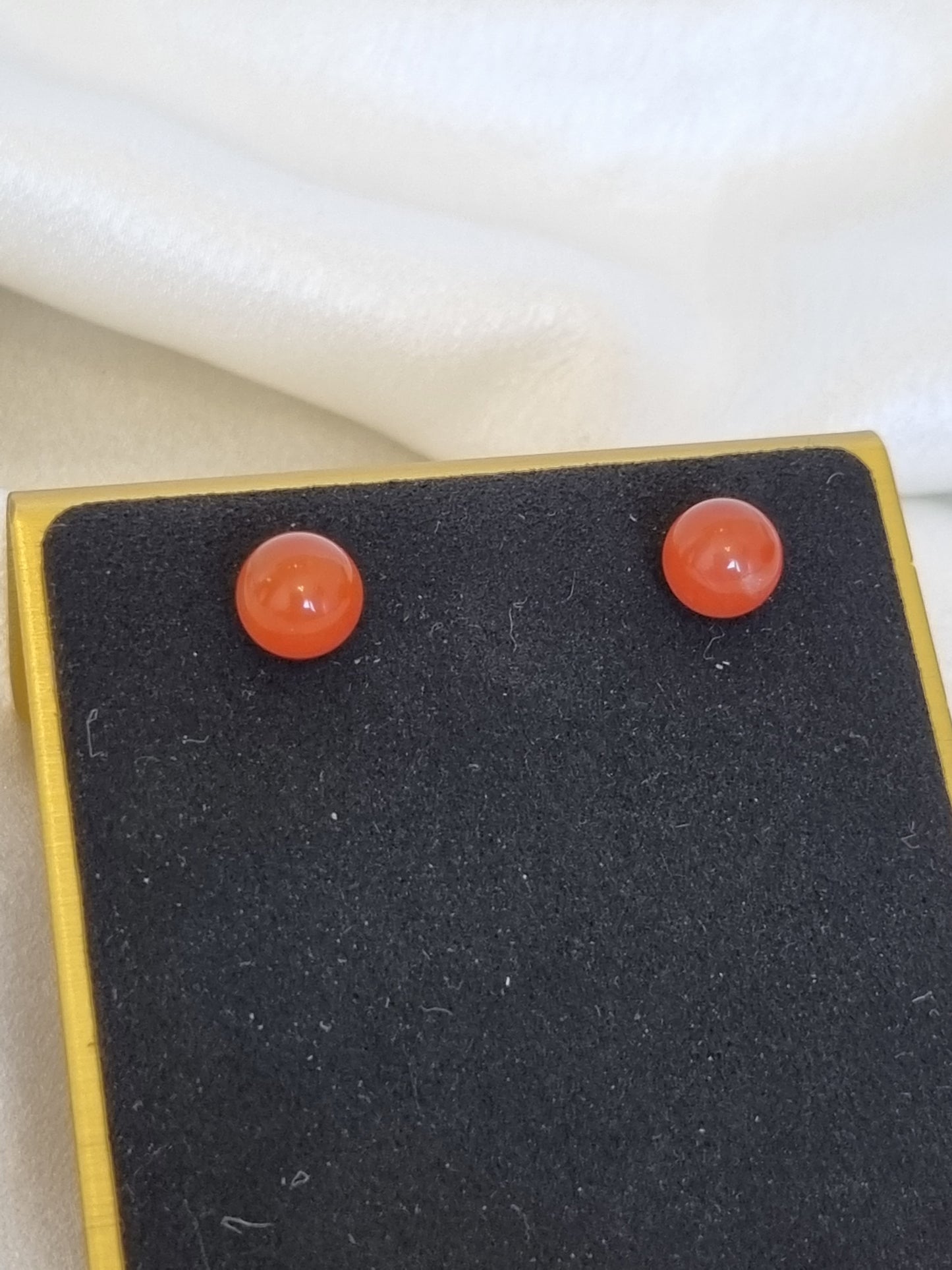 Carnelian Ear Stud