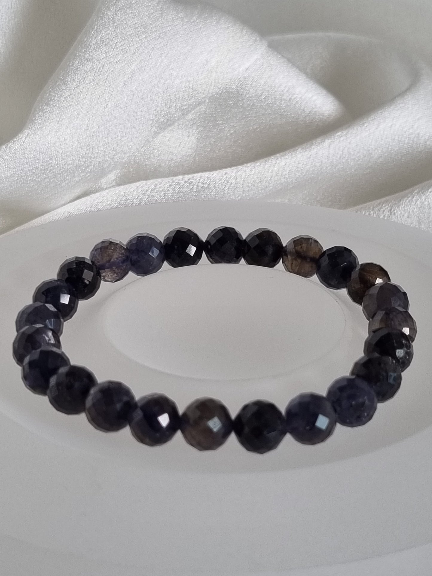 Faceted Iolite (Cordierite) Bracelet