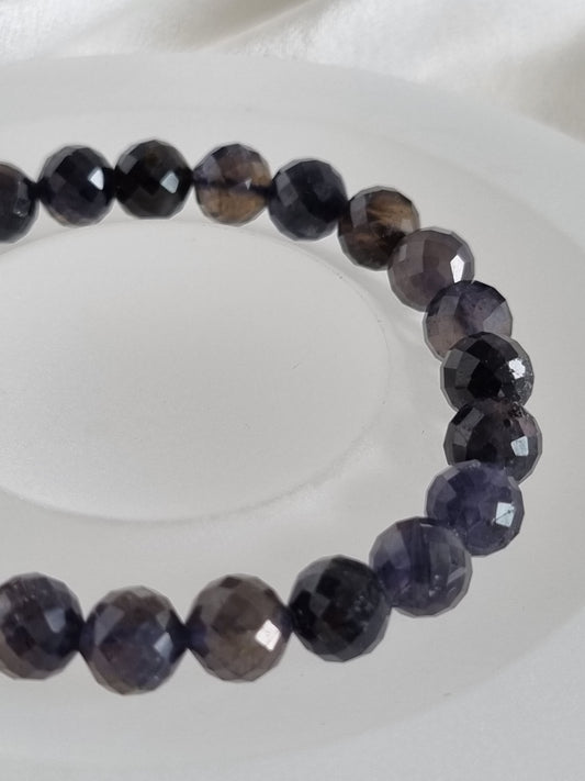 Faceted Iolite (Cordierite) Bracelet