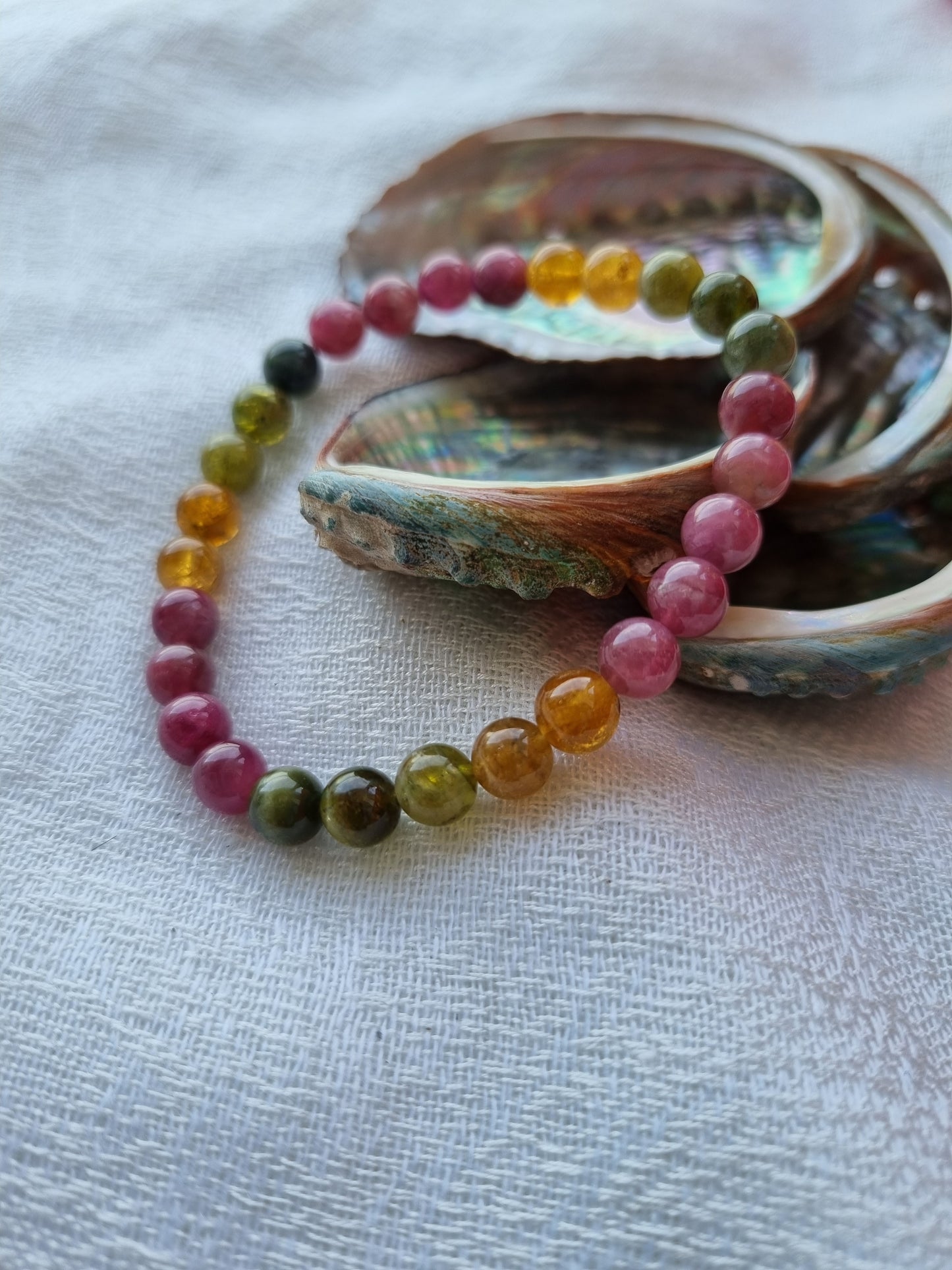 Rainbow Tourmaline Bracelet