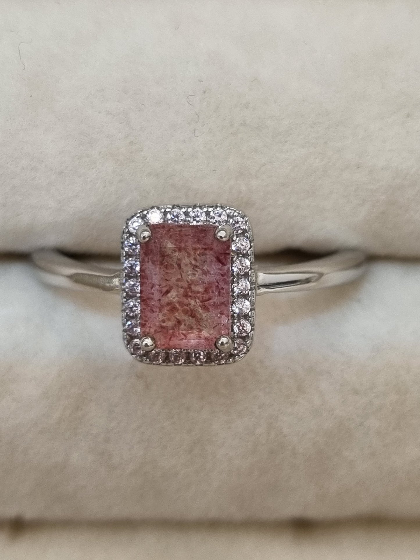 Strawberry Quartz Ring