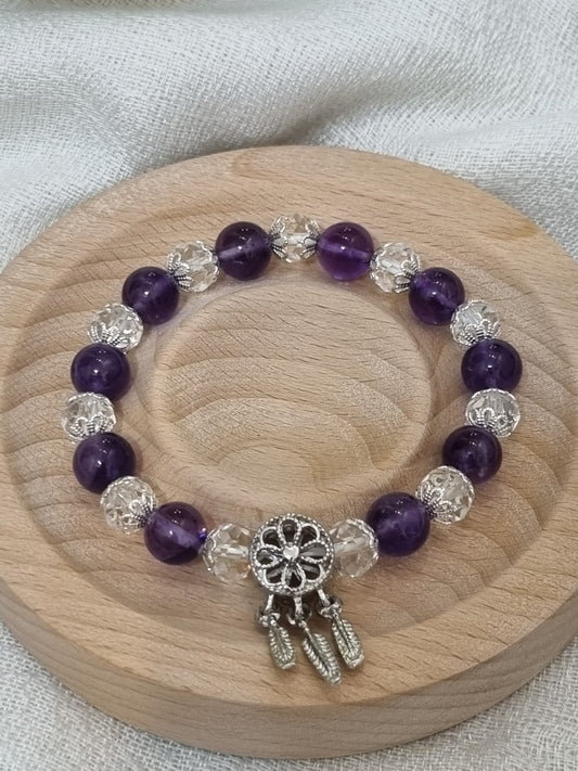 Amethyst Dreamcatcher Bracelet