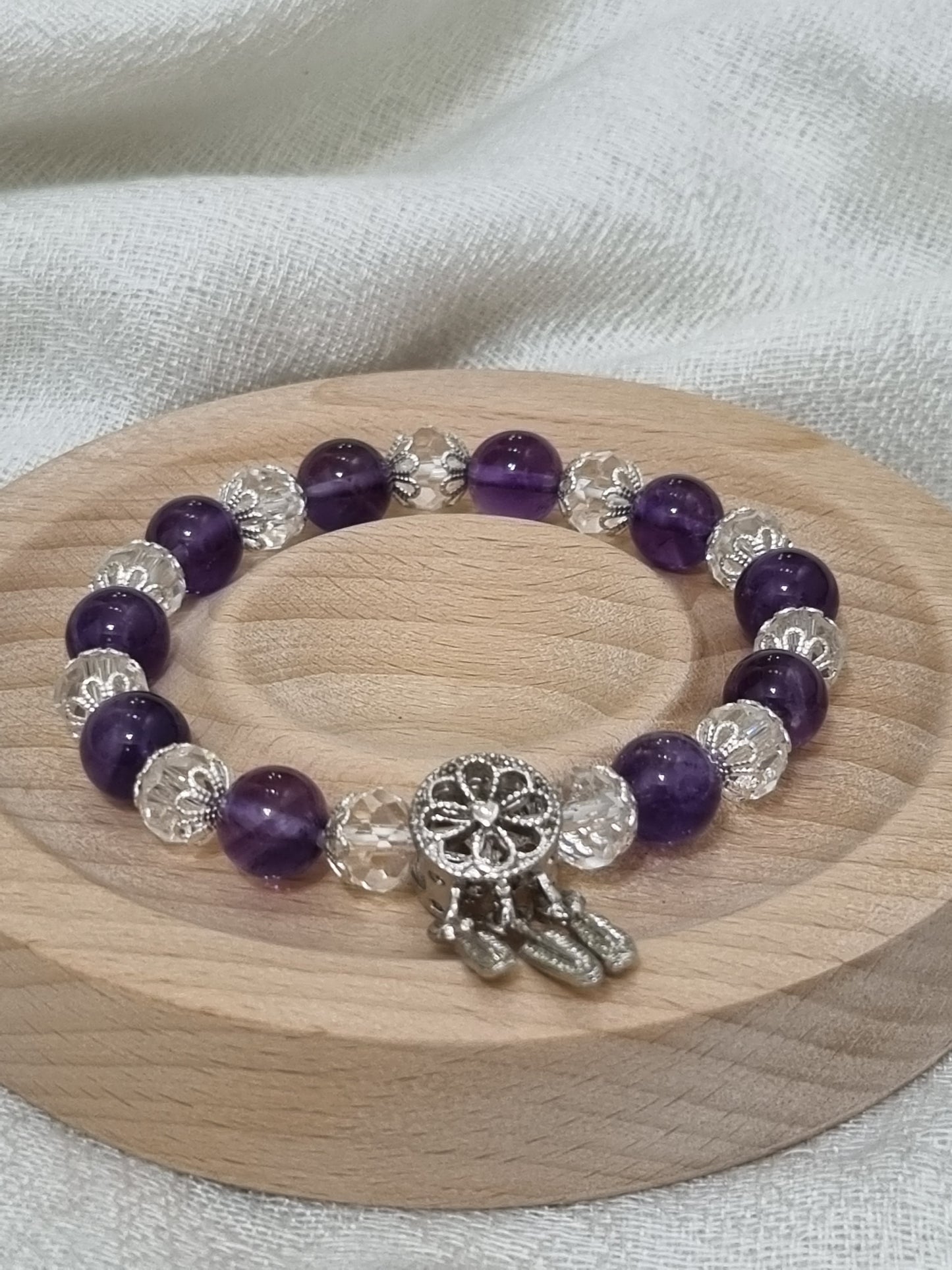 Amethyst Dreamcatcher Bracelet