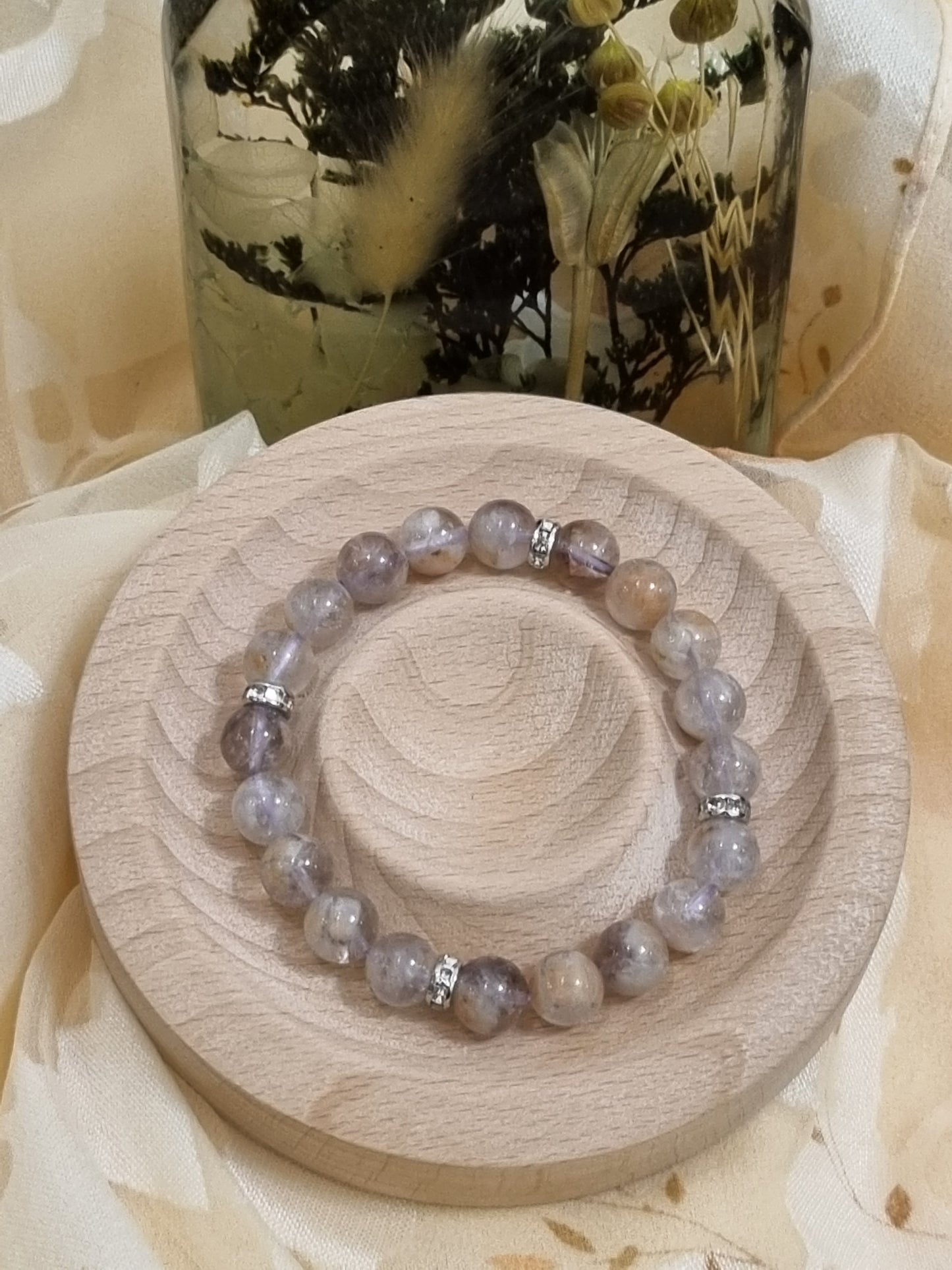 Amethyst Phantom Quartz Bracelet