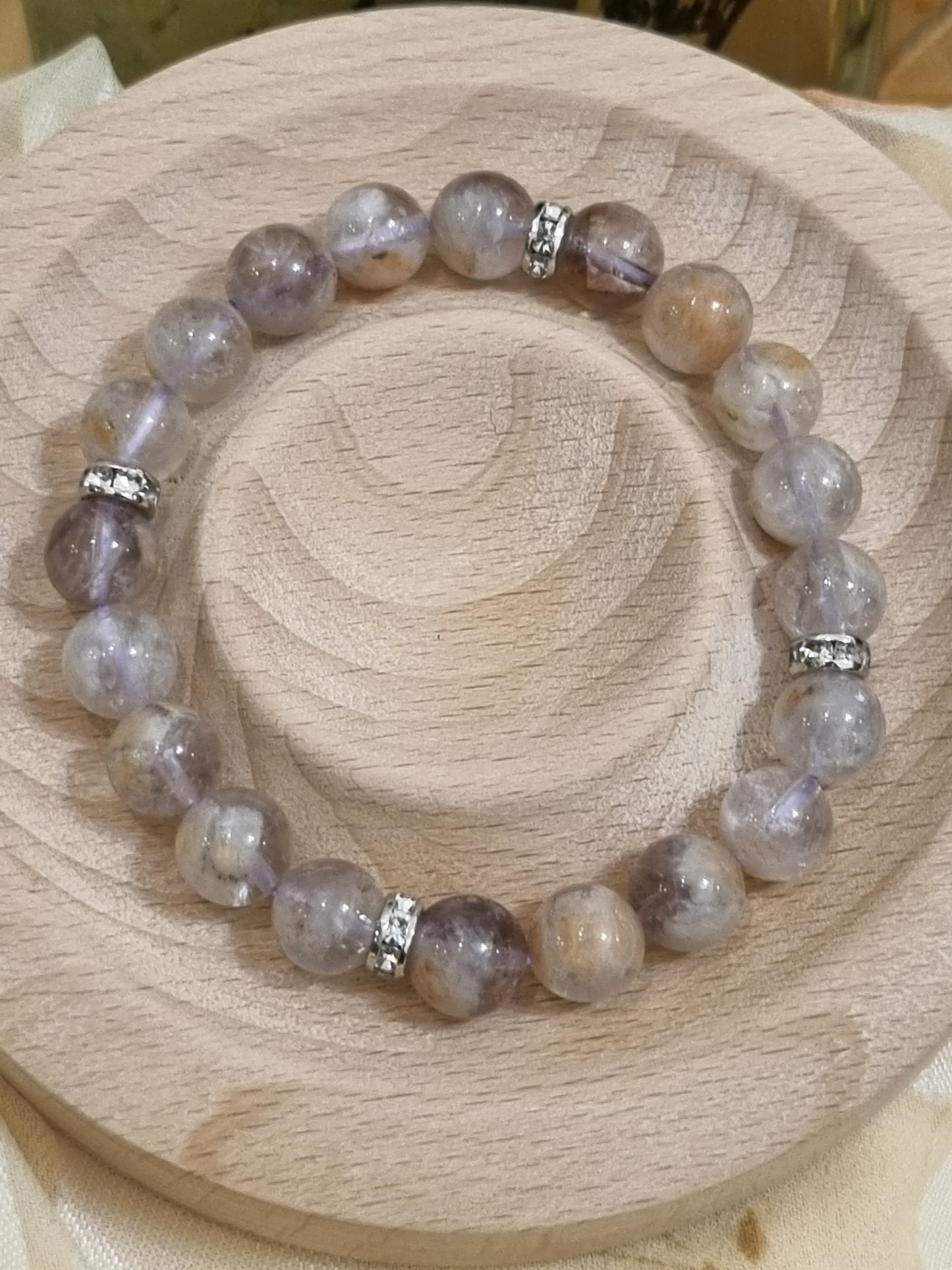 Amethyst Phantom Quartz Bracelet