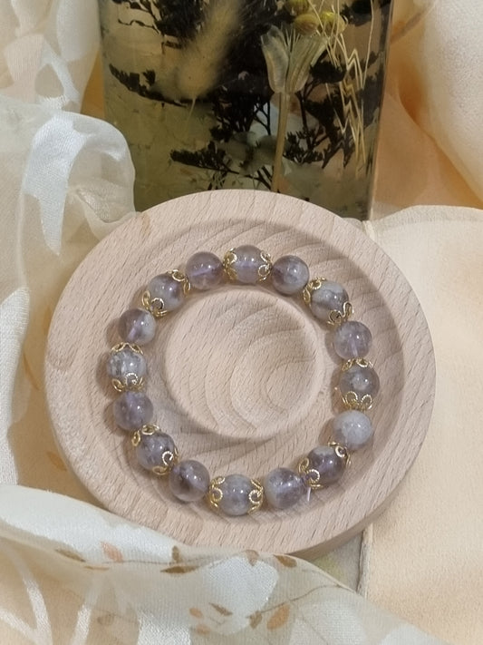Amethyst Phantom Quartz Bracelet