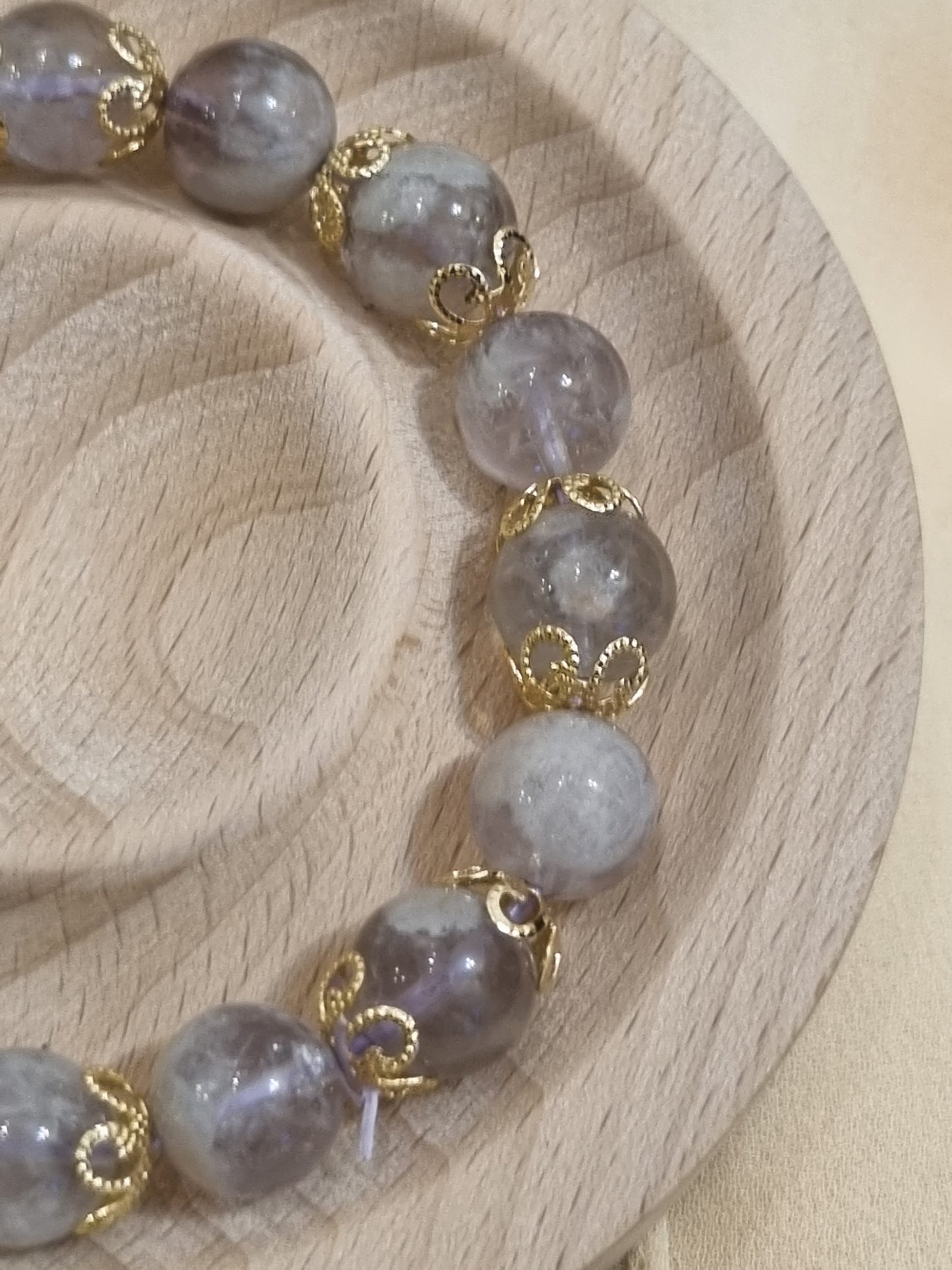 Amethyst Phantom Quartz Bracelet