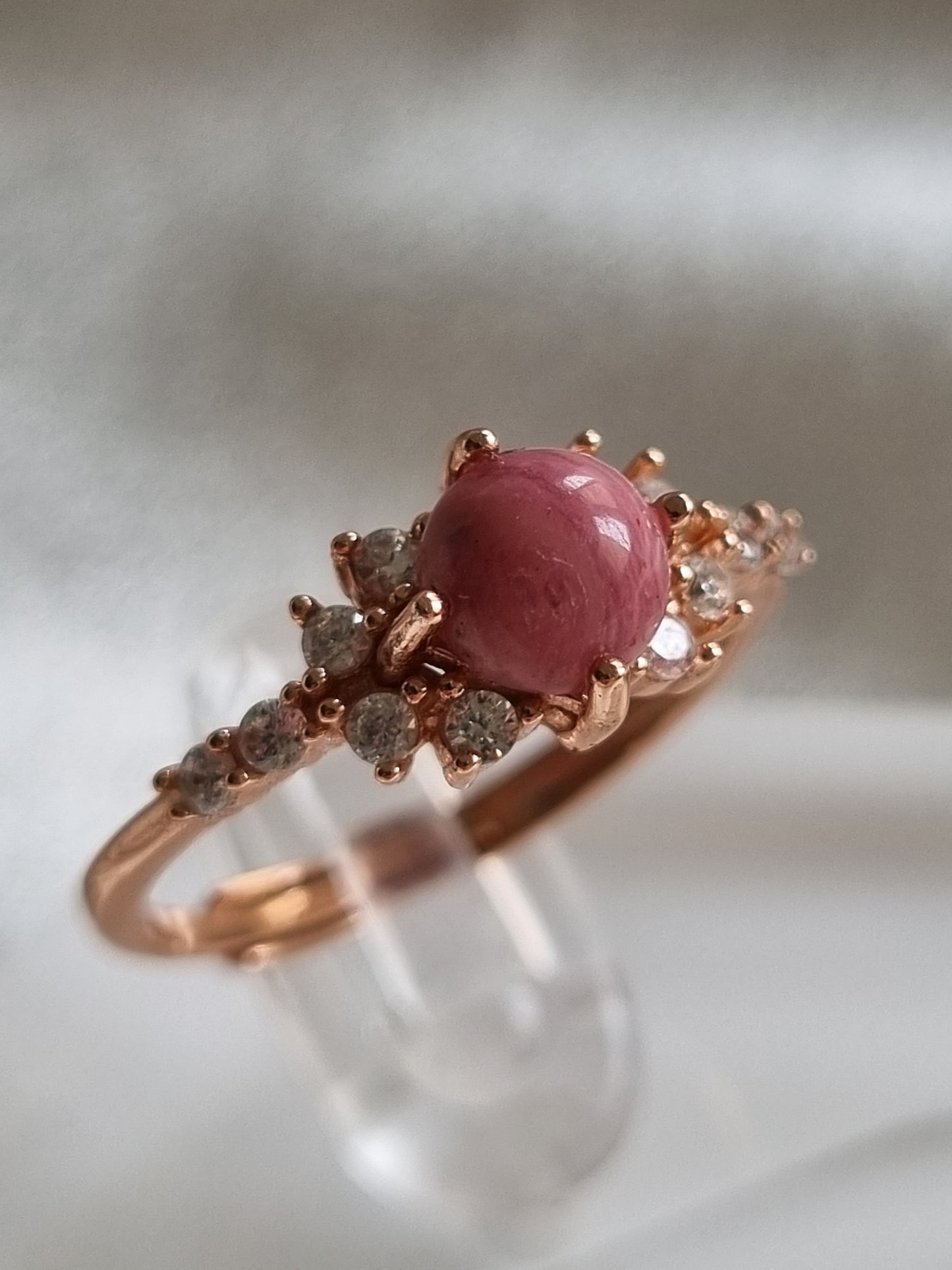 Rhodochrosite Rings