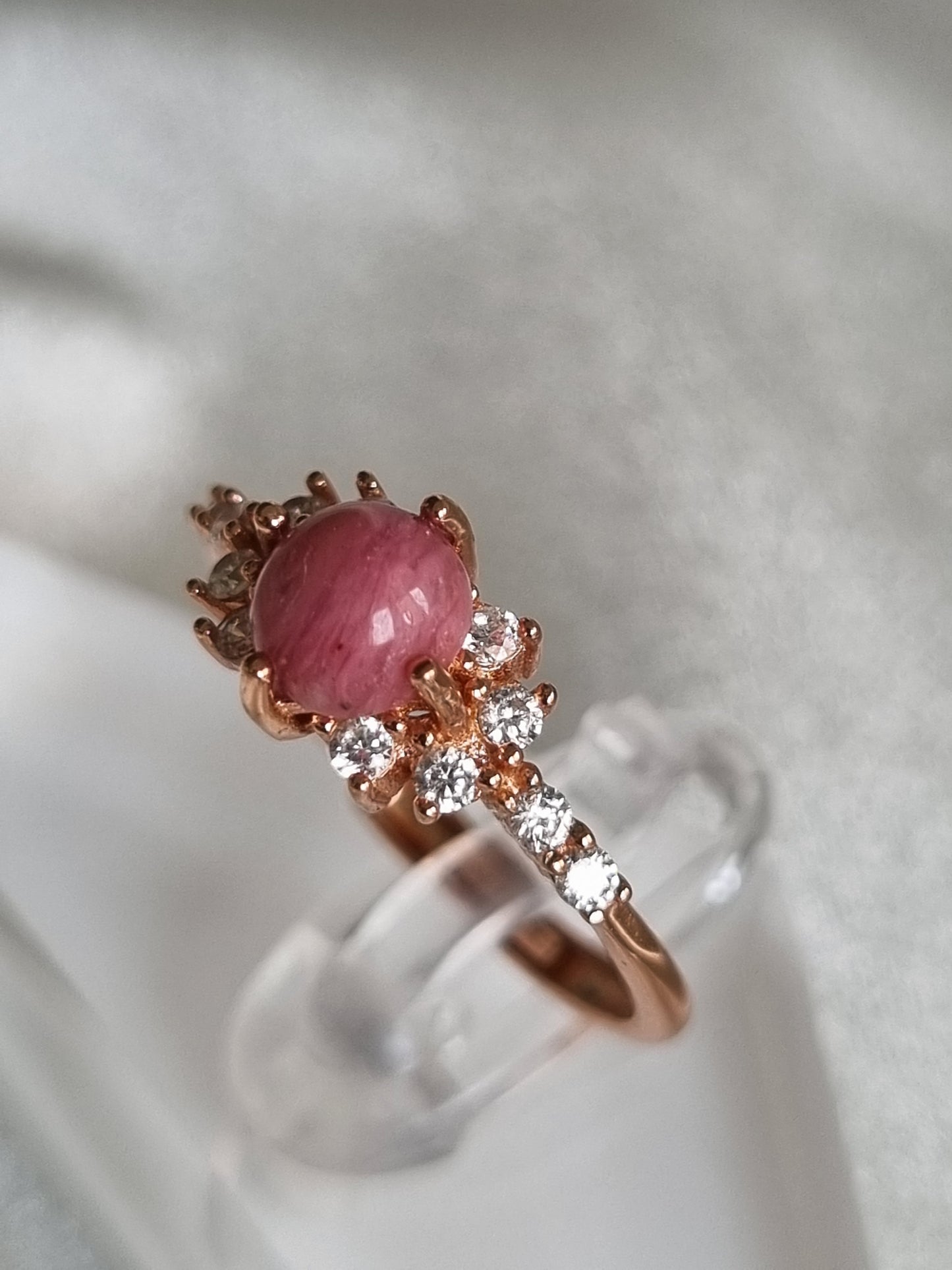 Rhodochrosite Rings