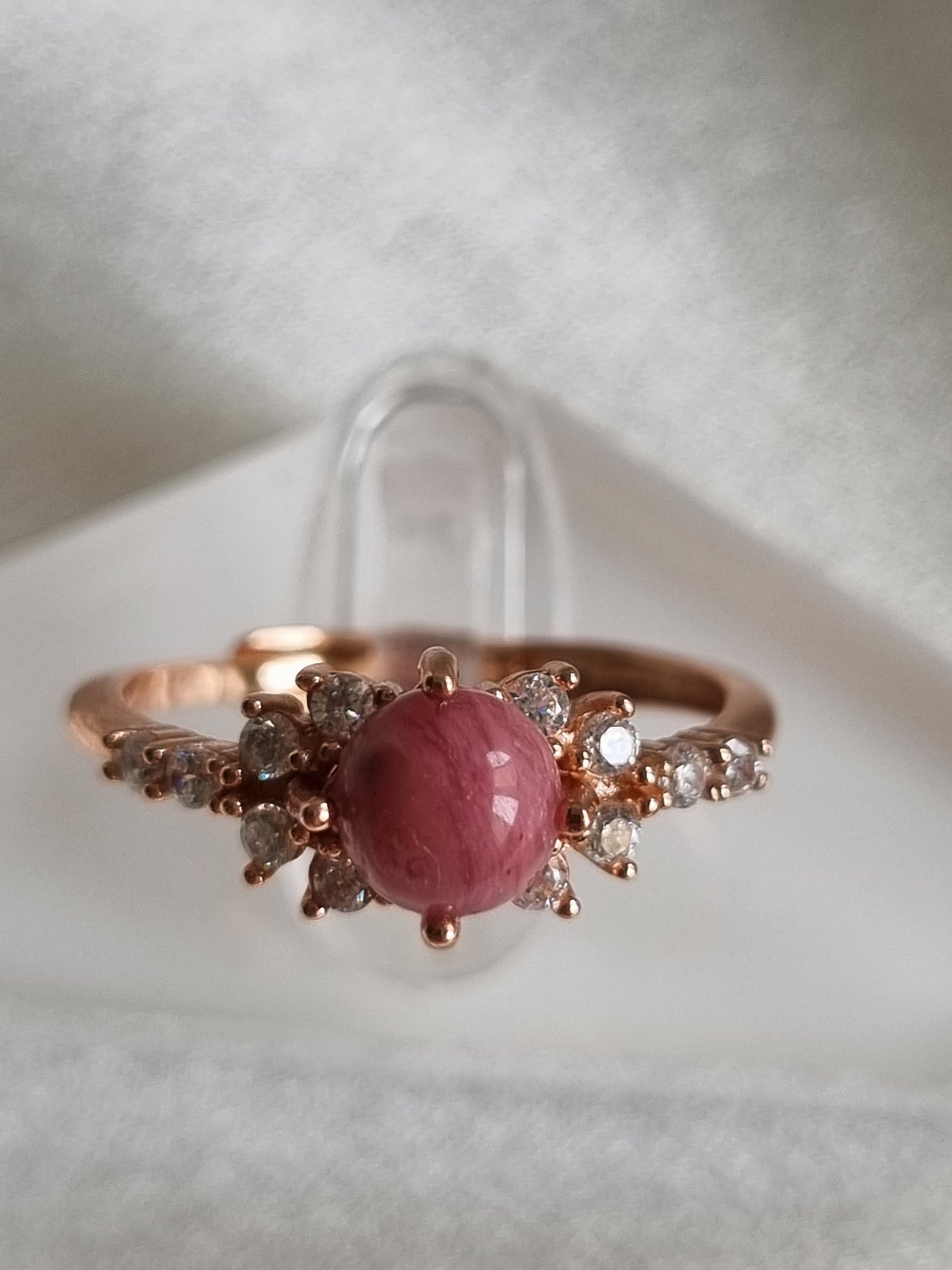 Rhodochrosite Rings