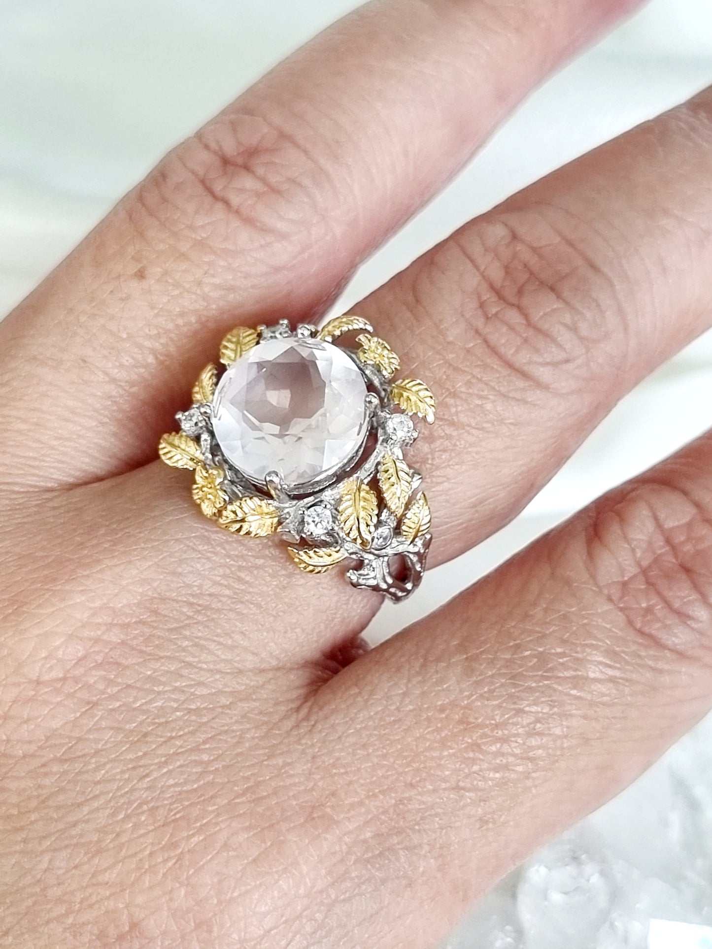 Rose Quartz Ring