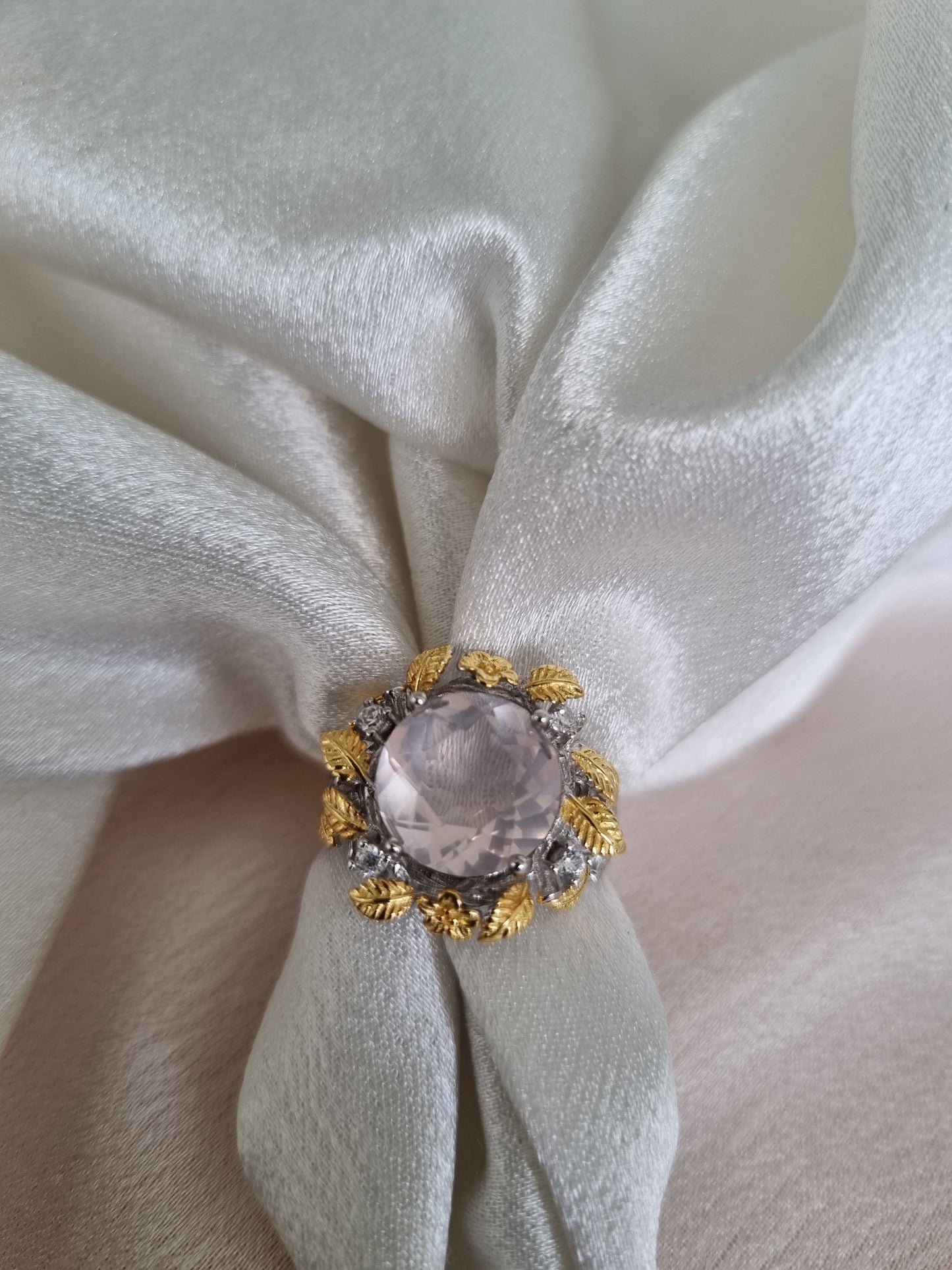 Rose Quartz Ring