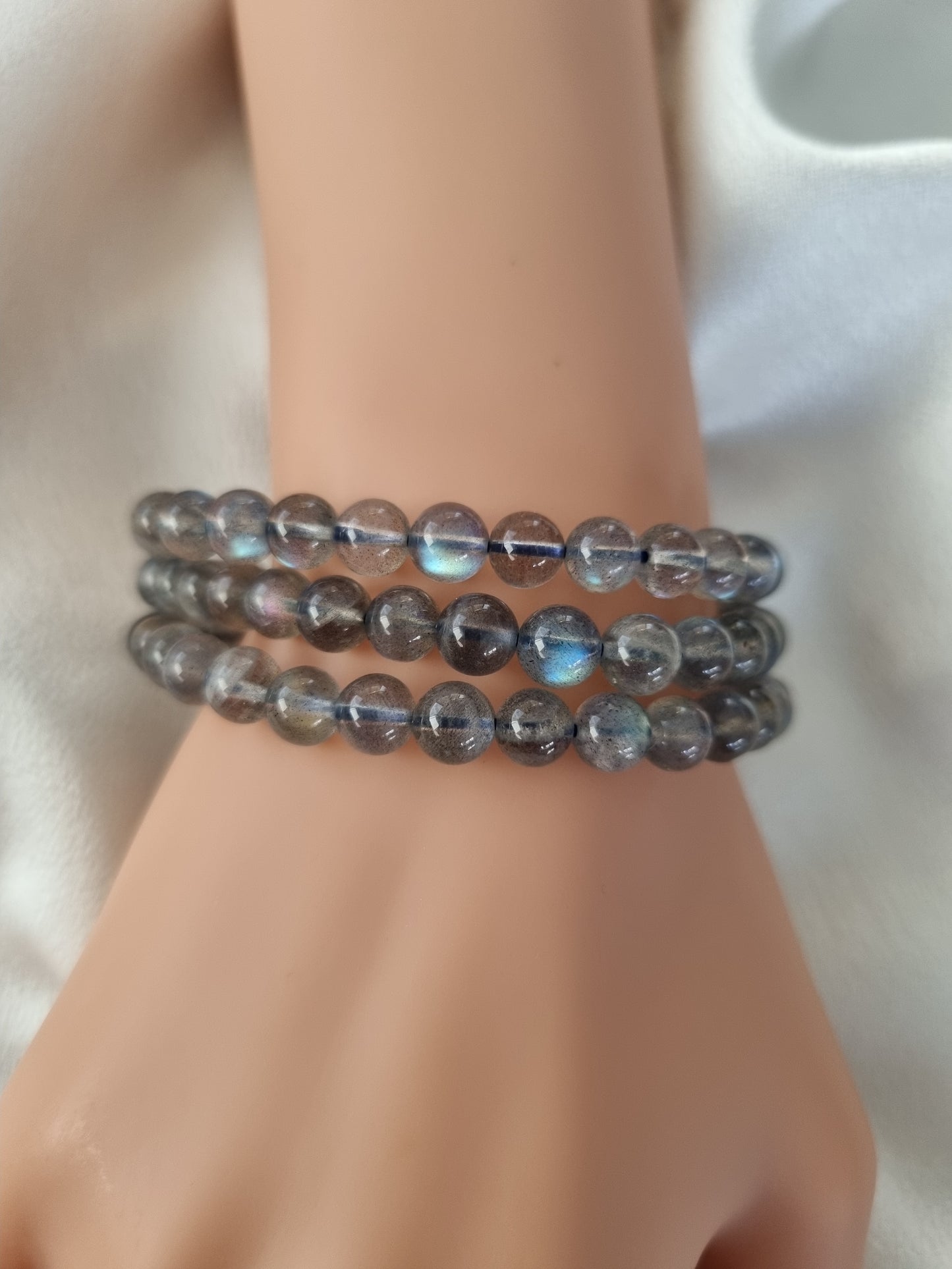 Grey Moonstone Bracelet