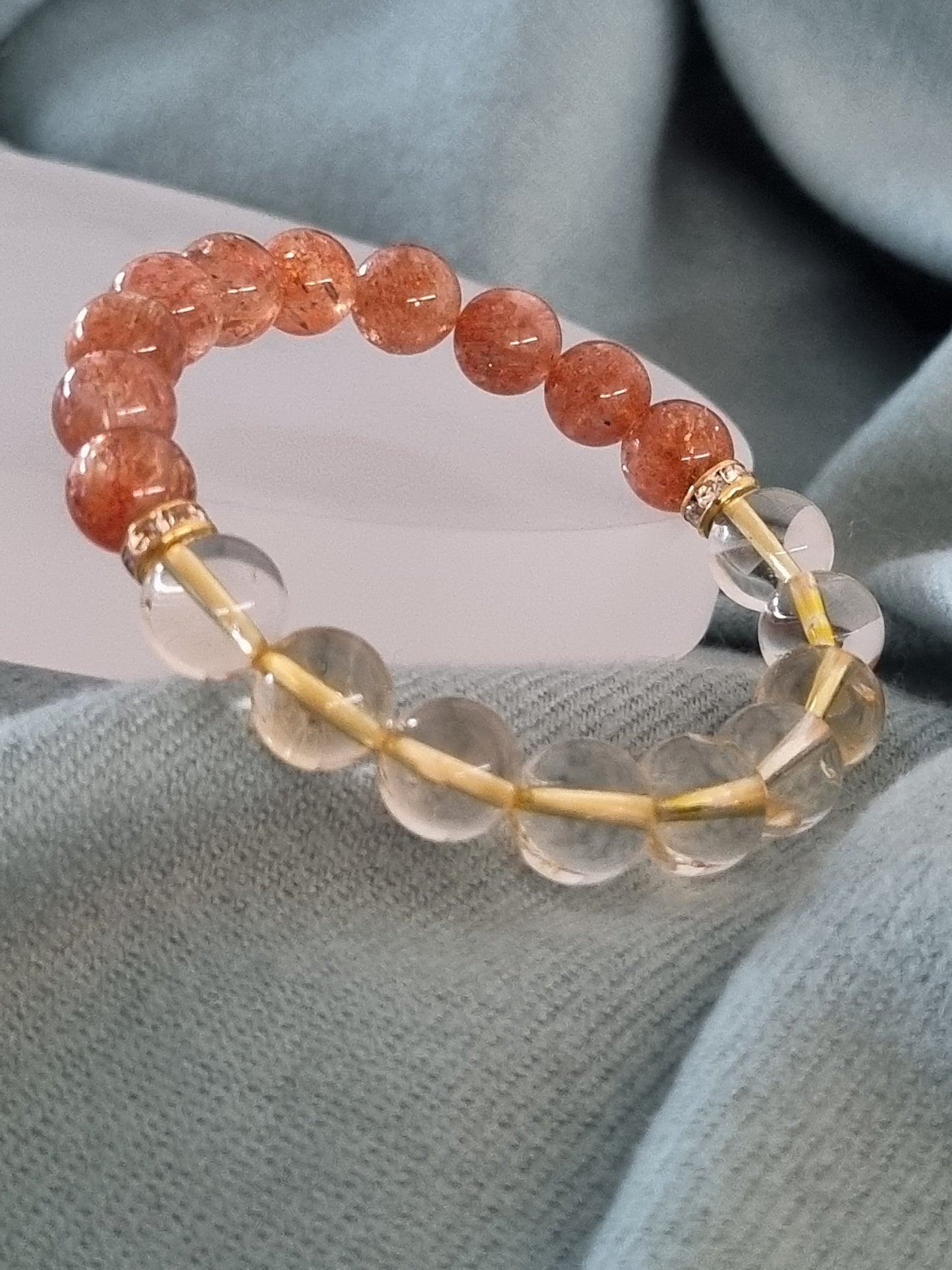 Citrine & Golden Sunstone Bracelet