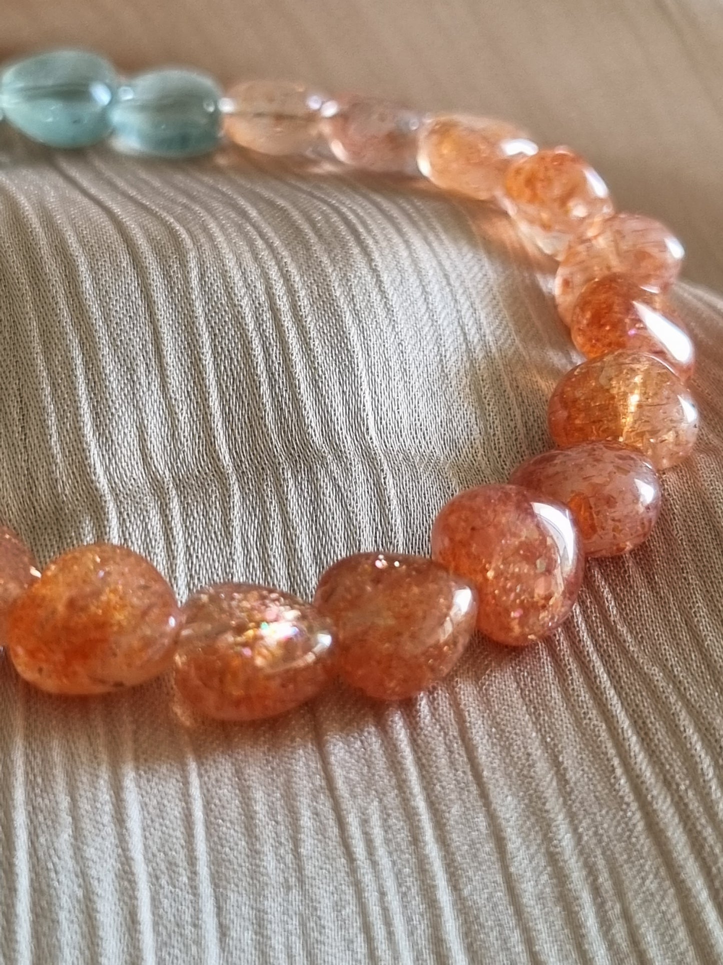 Arusha Sunstone Heart Bracelet