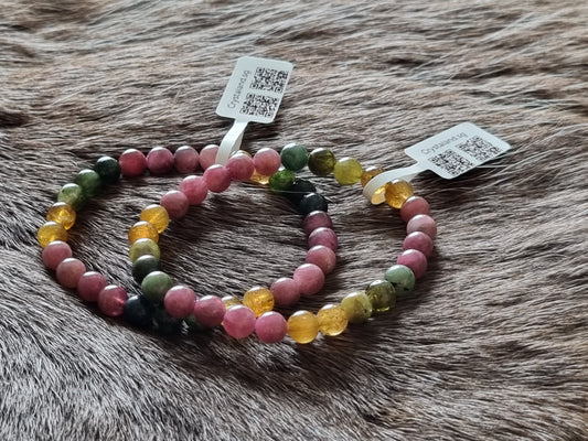 Rainbow Tourmaline Bracelet