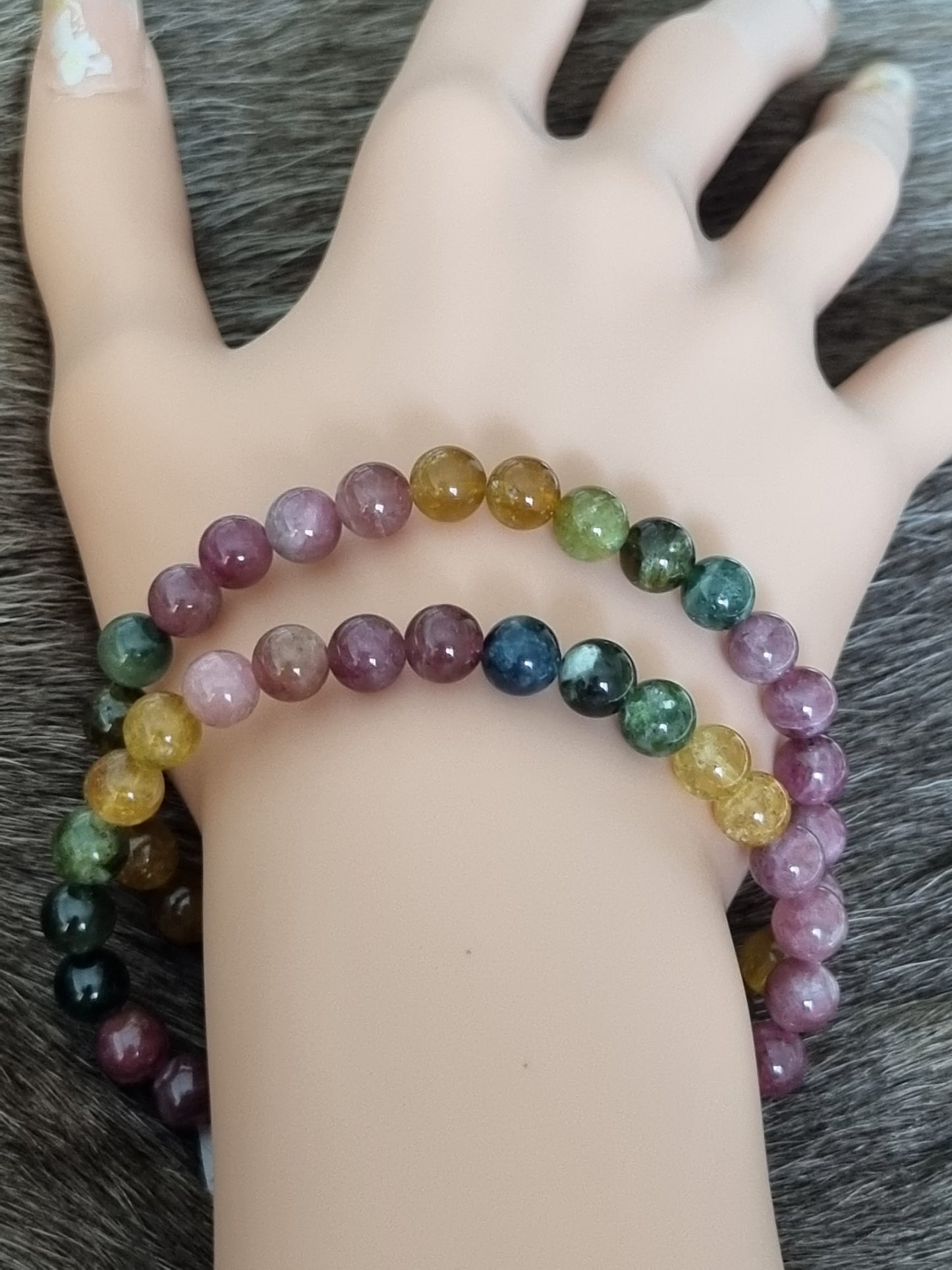 Rainbow Tourmaline Bracelet