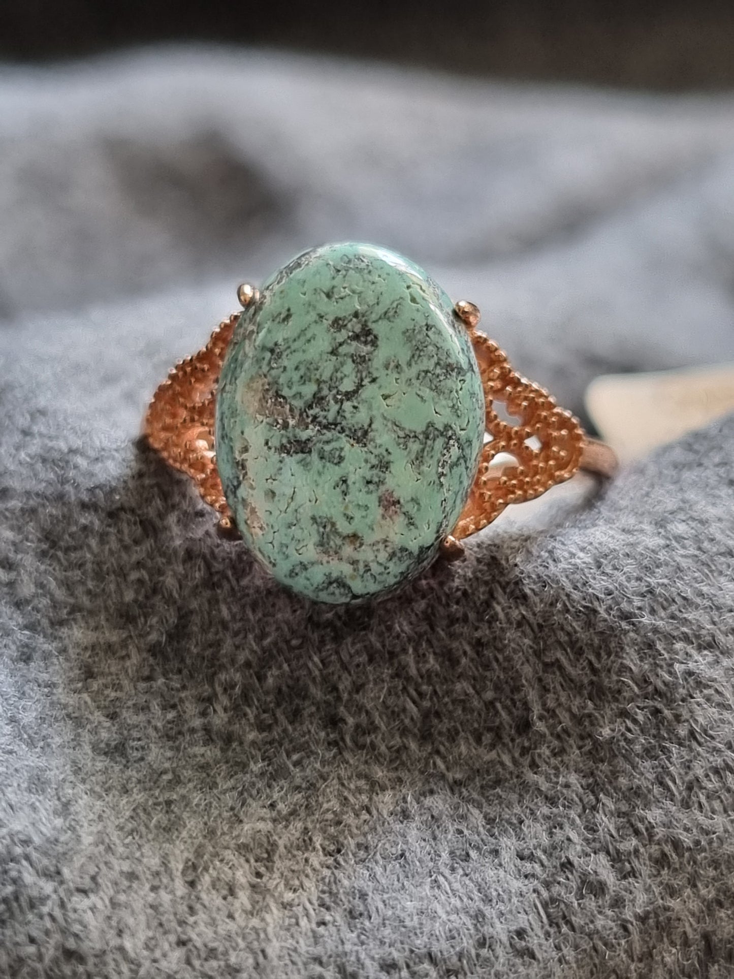 Cabochon Turquoise Rings