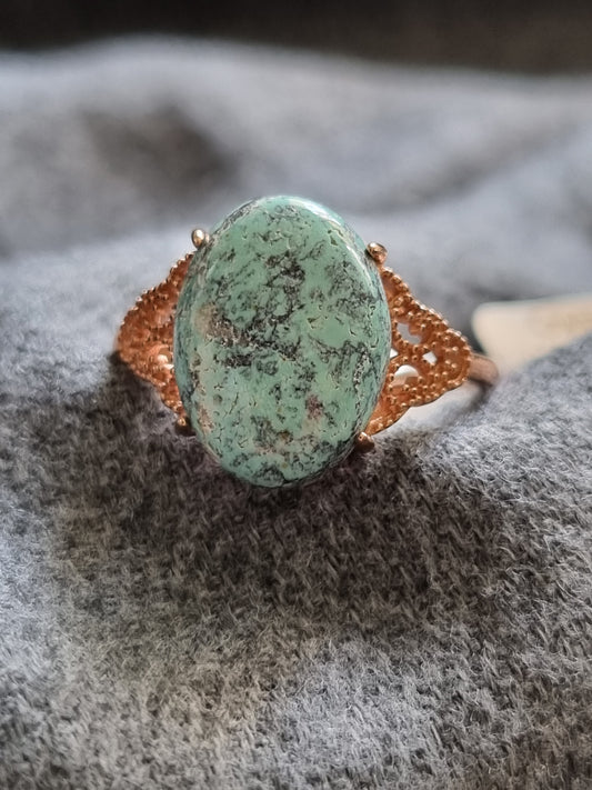 Cabochon Turquoise Rings
