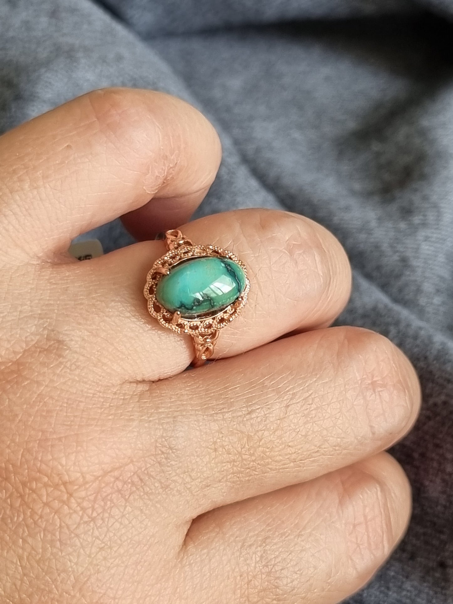 Cabochon Turquoise Ring