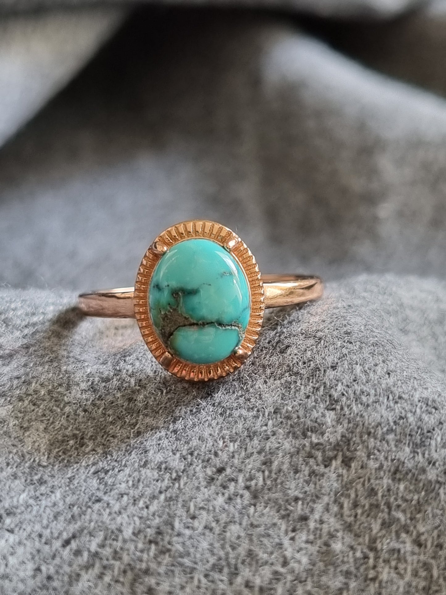 Cabochon Turquoise Rings