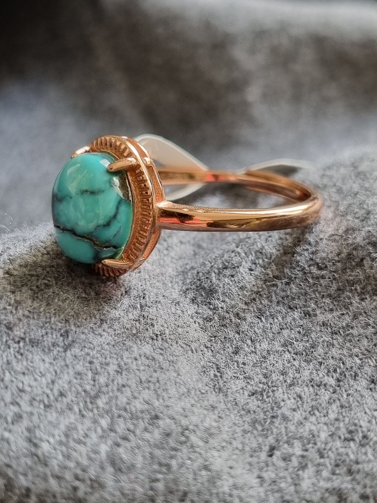 Cabochon Turquoise Rings