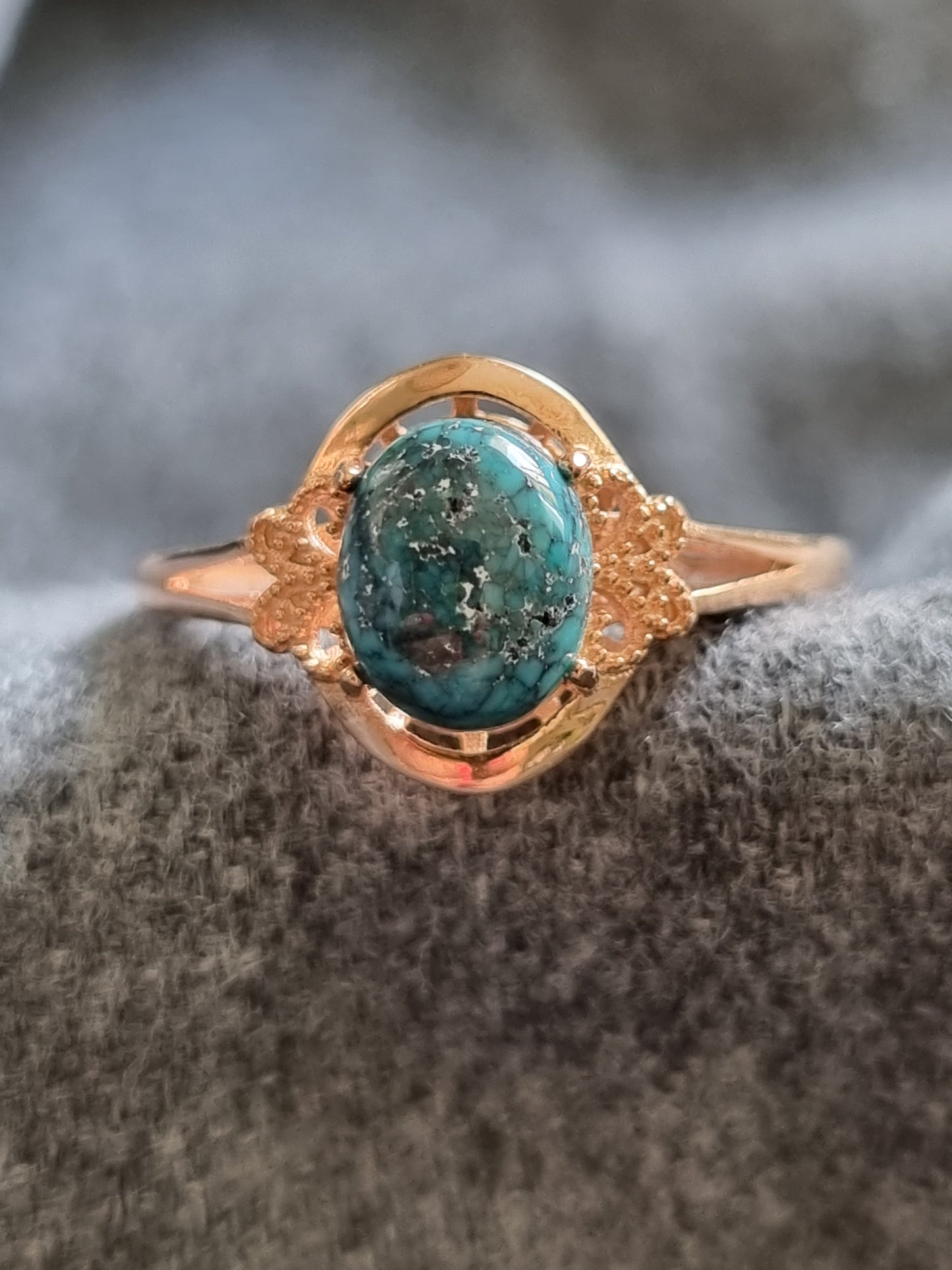 Cabochon Turquoise Rings