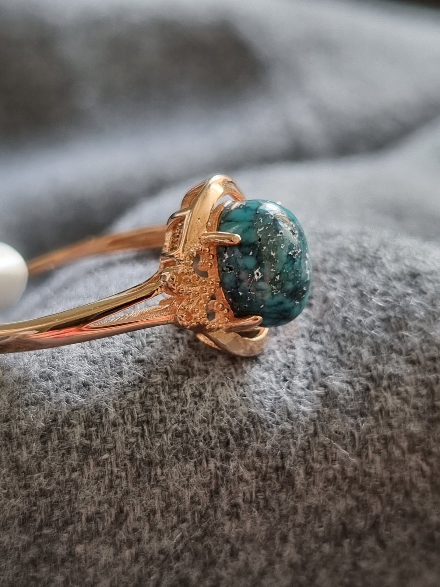 Cabochon Turquoise Rings