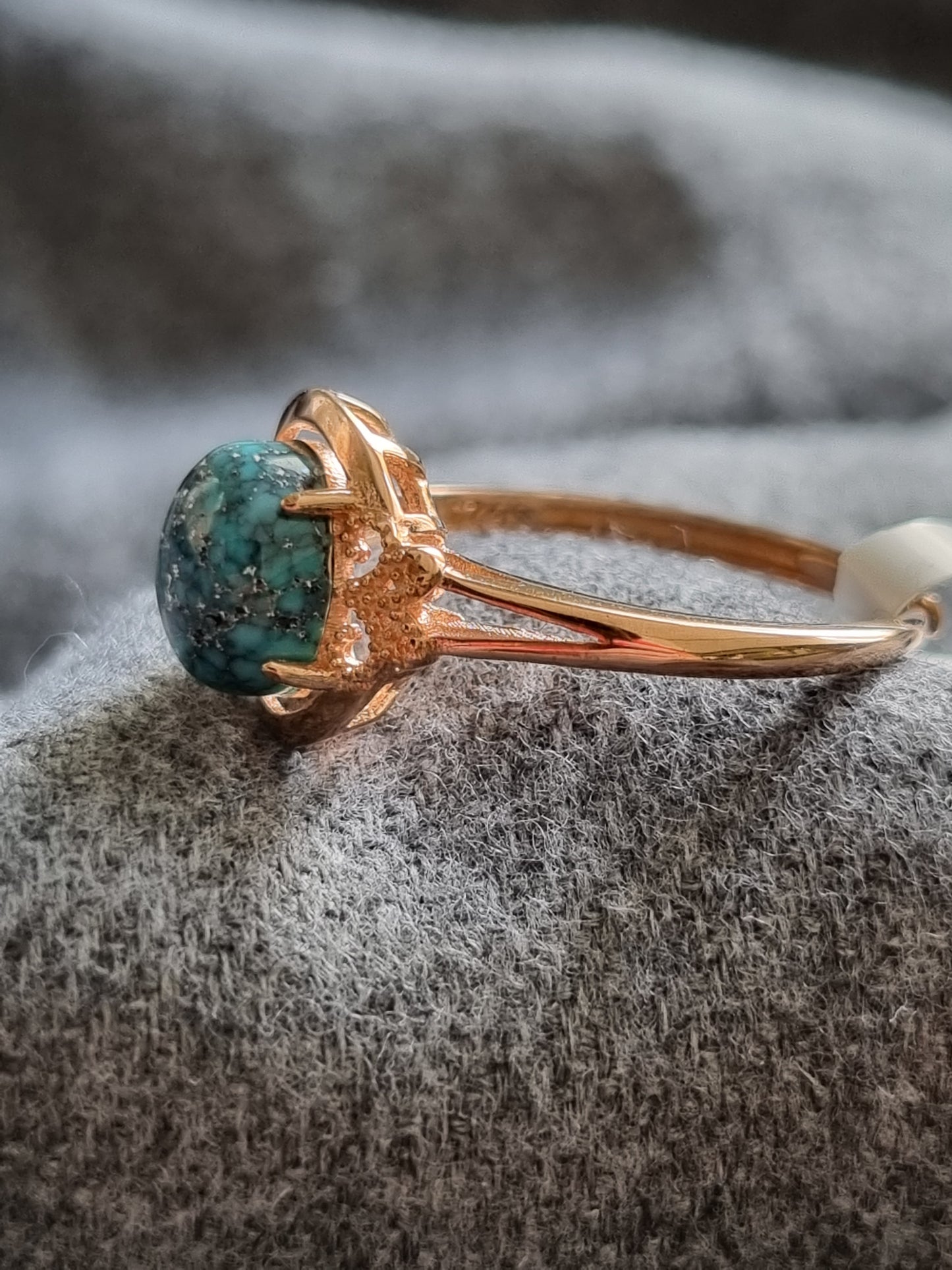 Cabochon Turquoise Rings