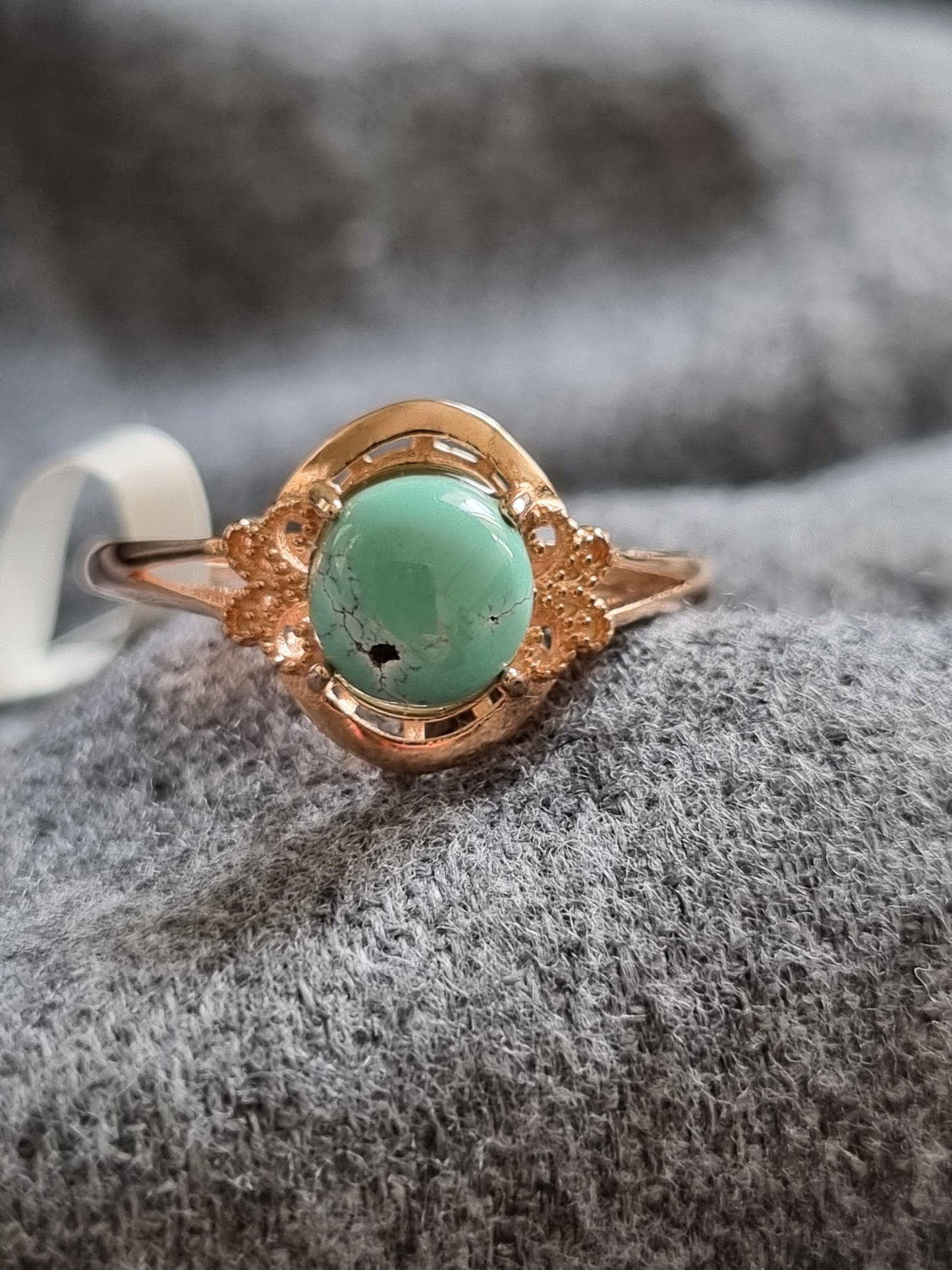 Cabochon Turquoise Rings