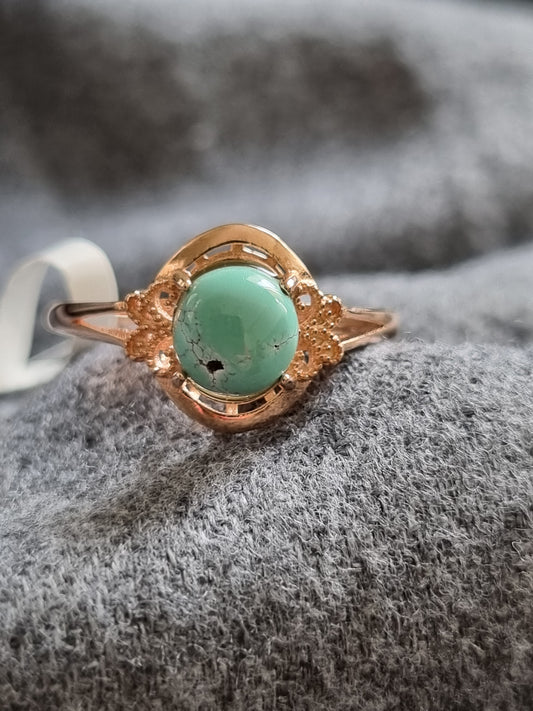 Cabochon Turquoise Rings