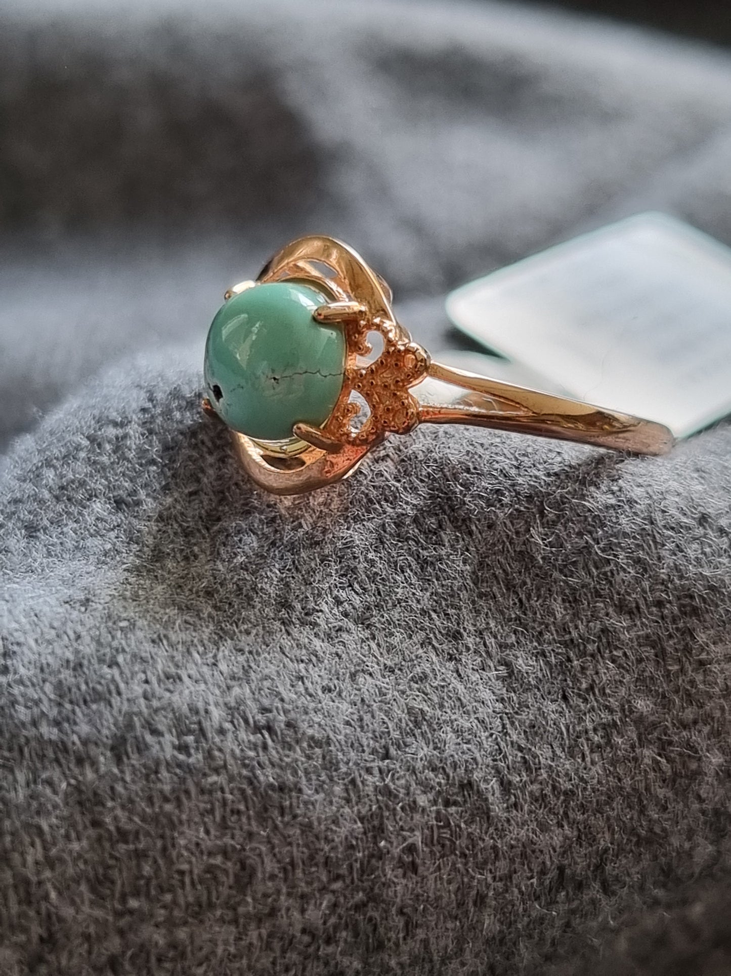 Cabochon Turquoise Rings