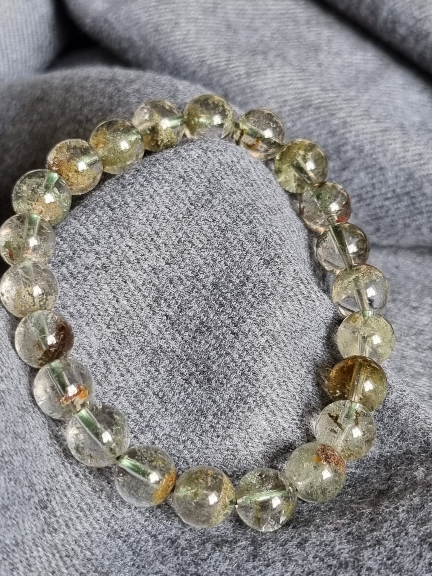 Green Phantom Quartz Bracelet
