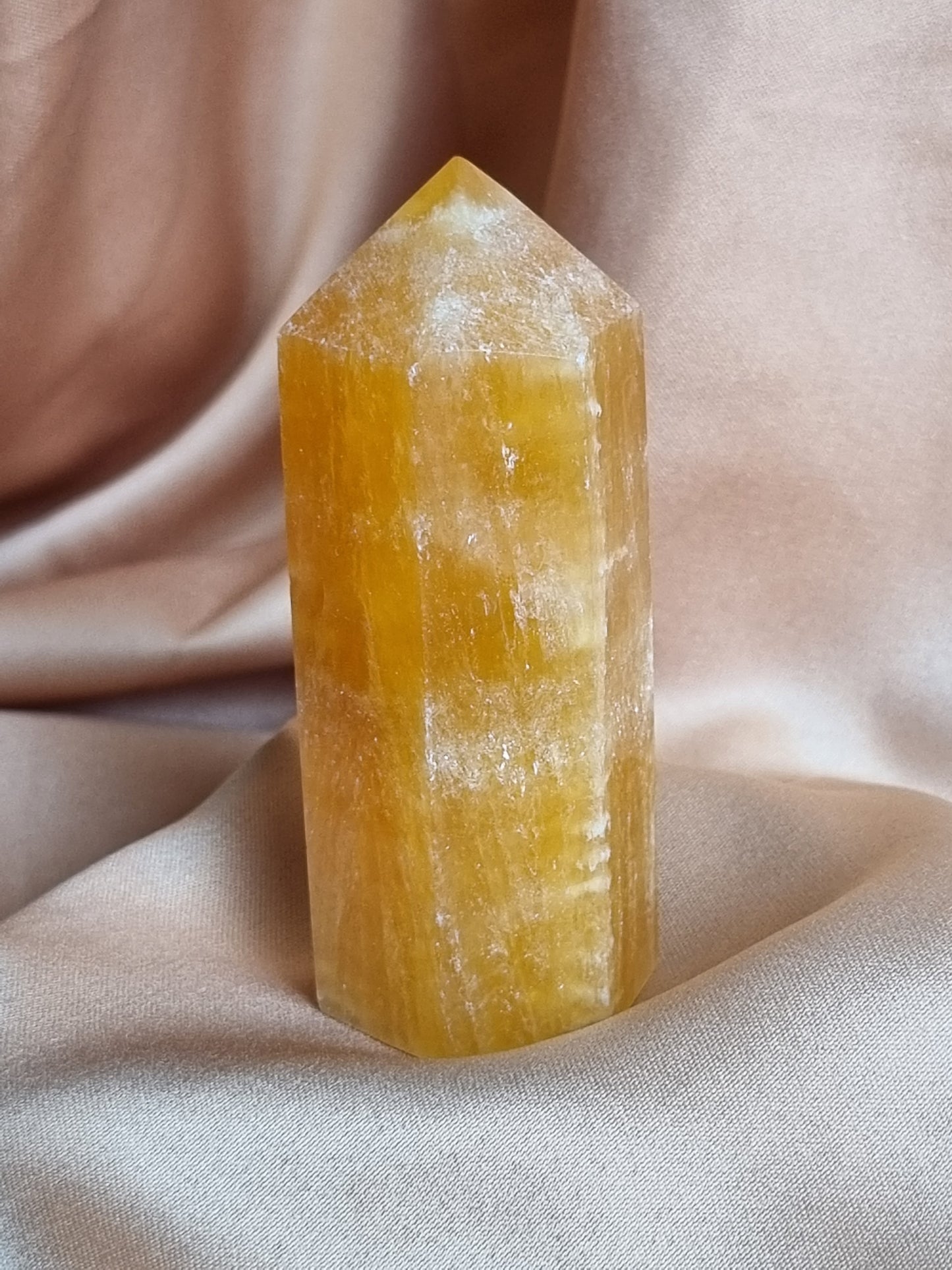 Orange Calcite Towers