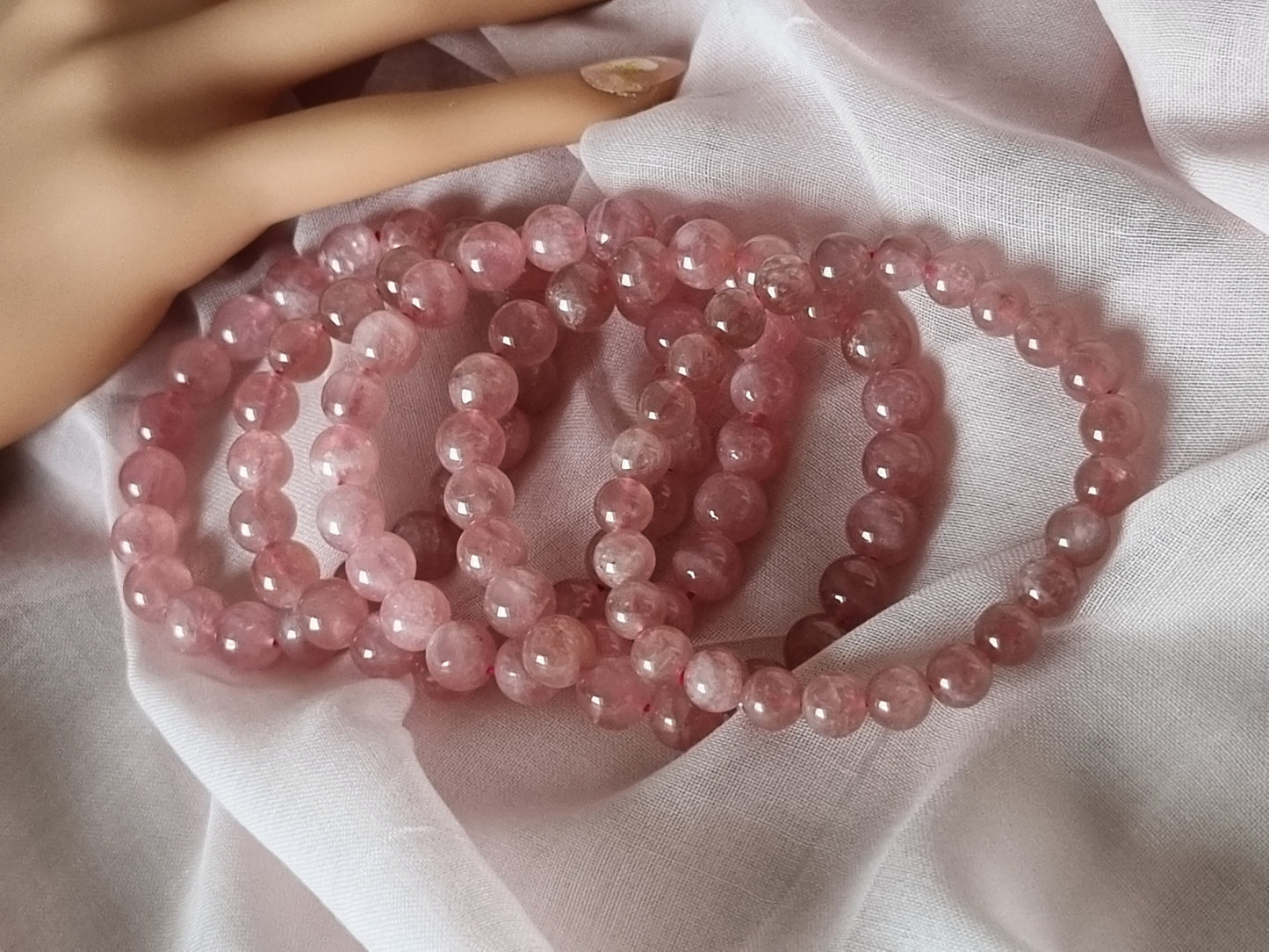 Madagascar Rose Quartz Bracelet