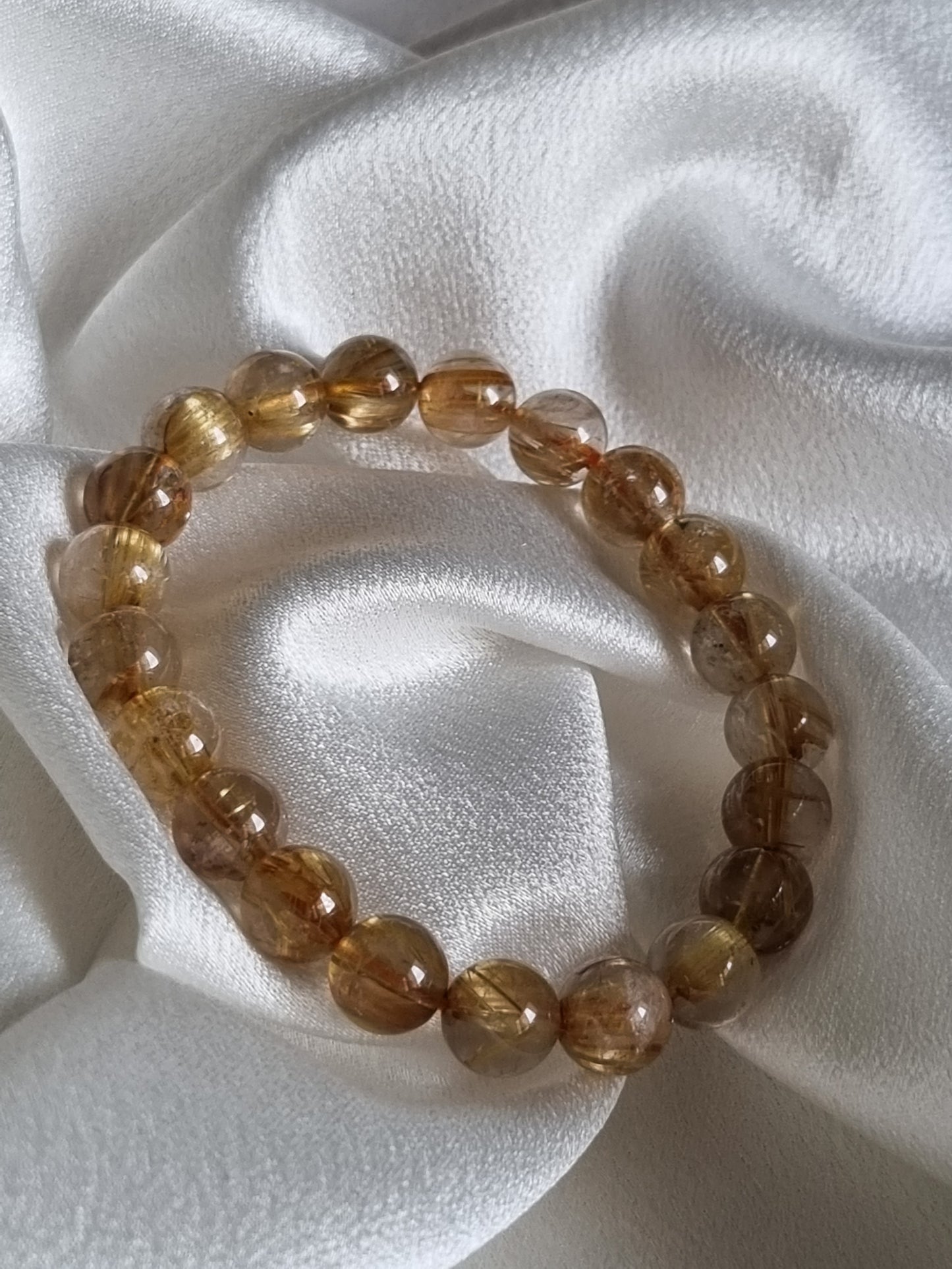 Golden Rutilated Quartz Bracelet