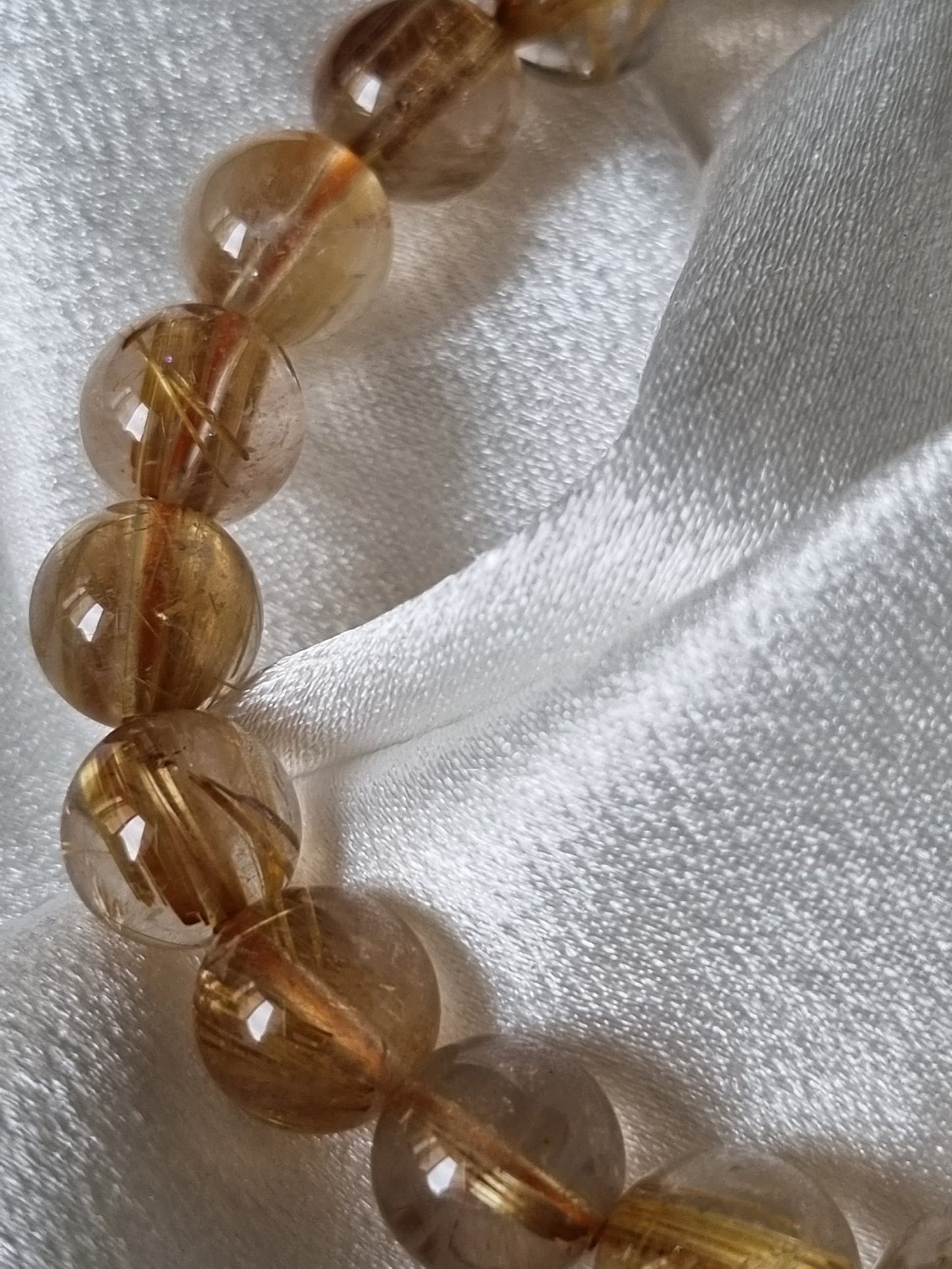 Golden Rutilated Quartz Bracelet