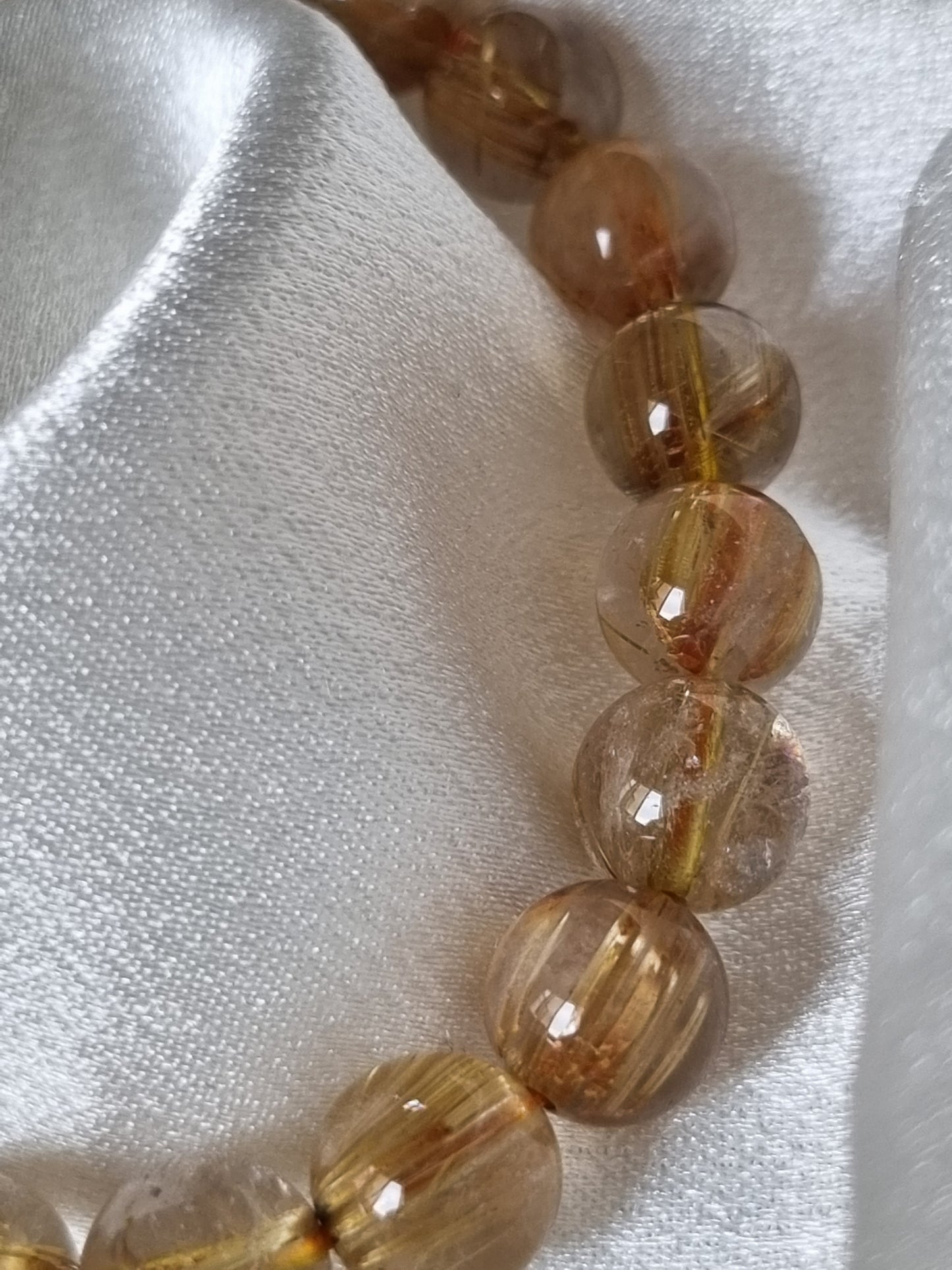 Golden Rutilated Quartz Bracelet