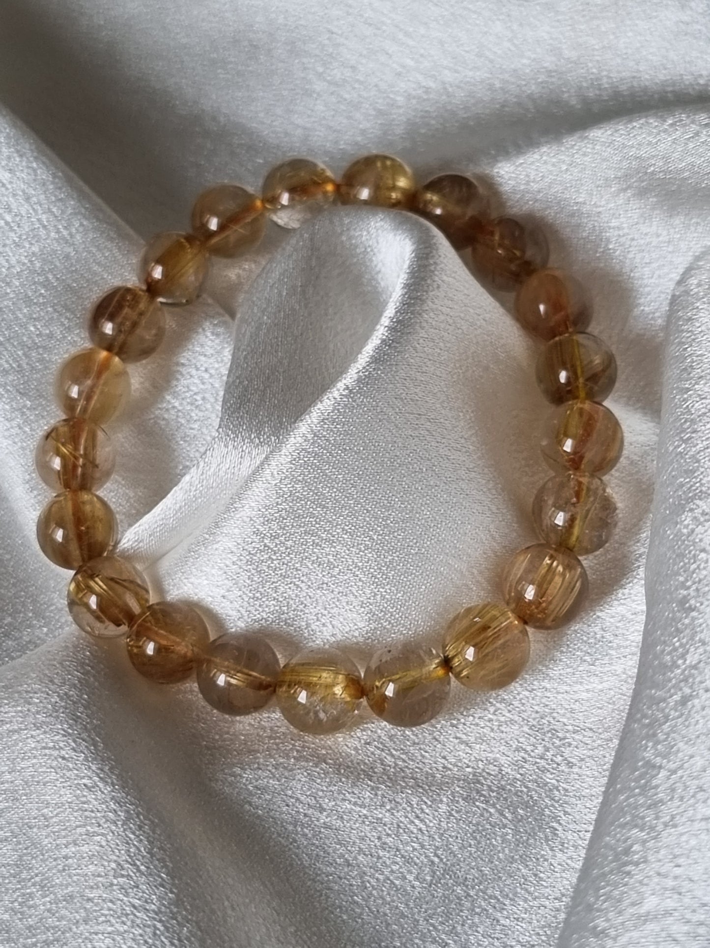 Golden Rutilated Quartz Bracelet
