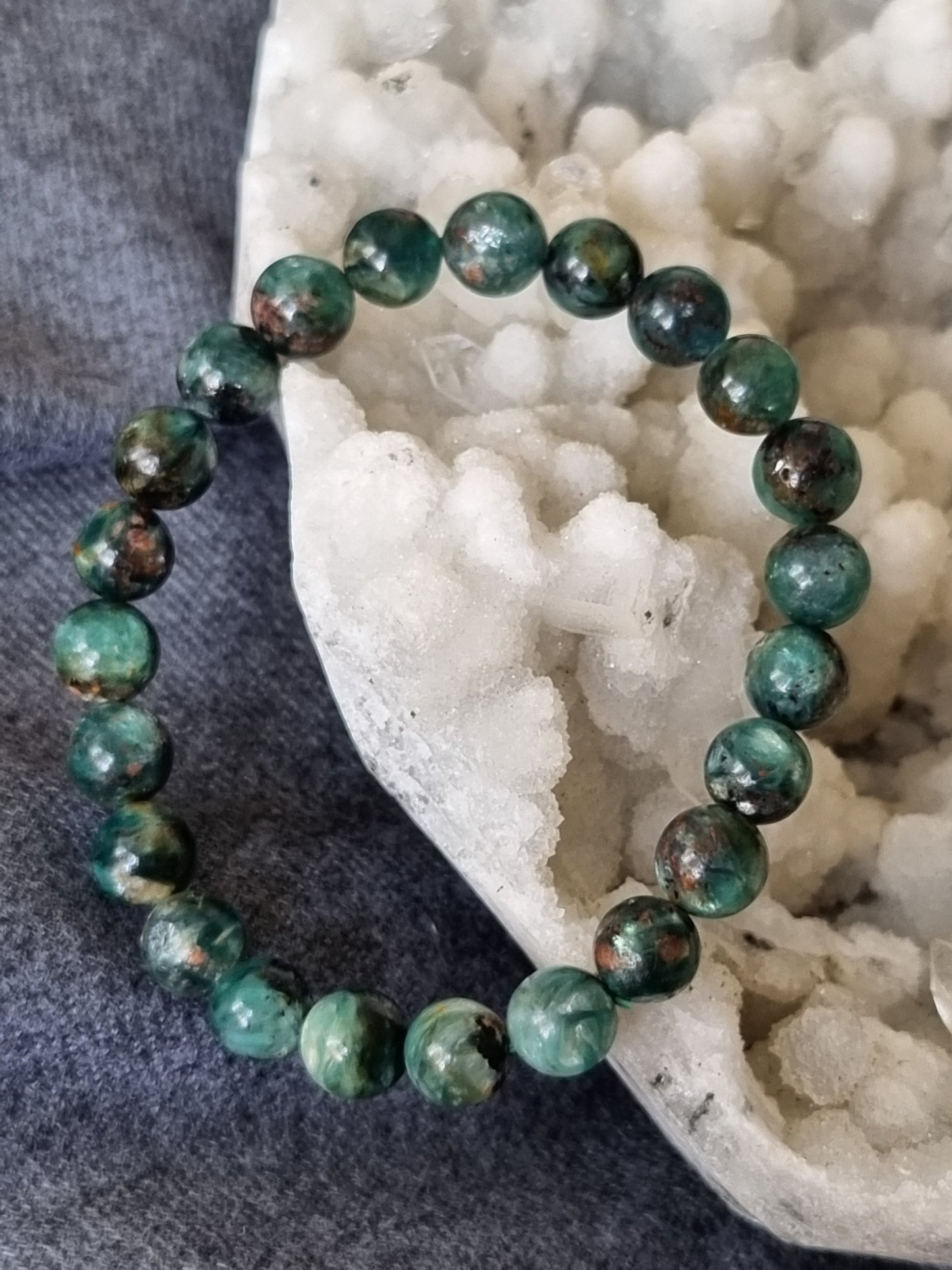 Emerald Green Mica Bracelets