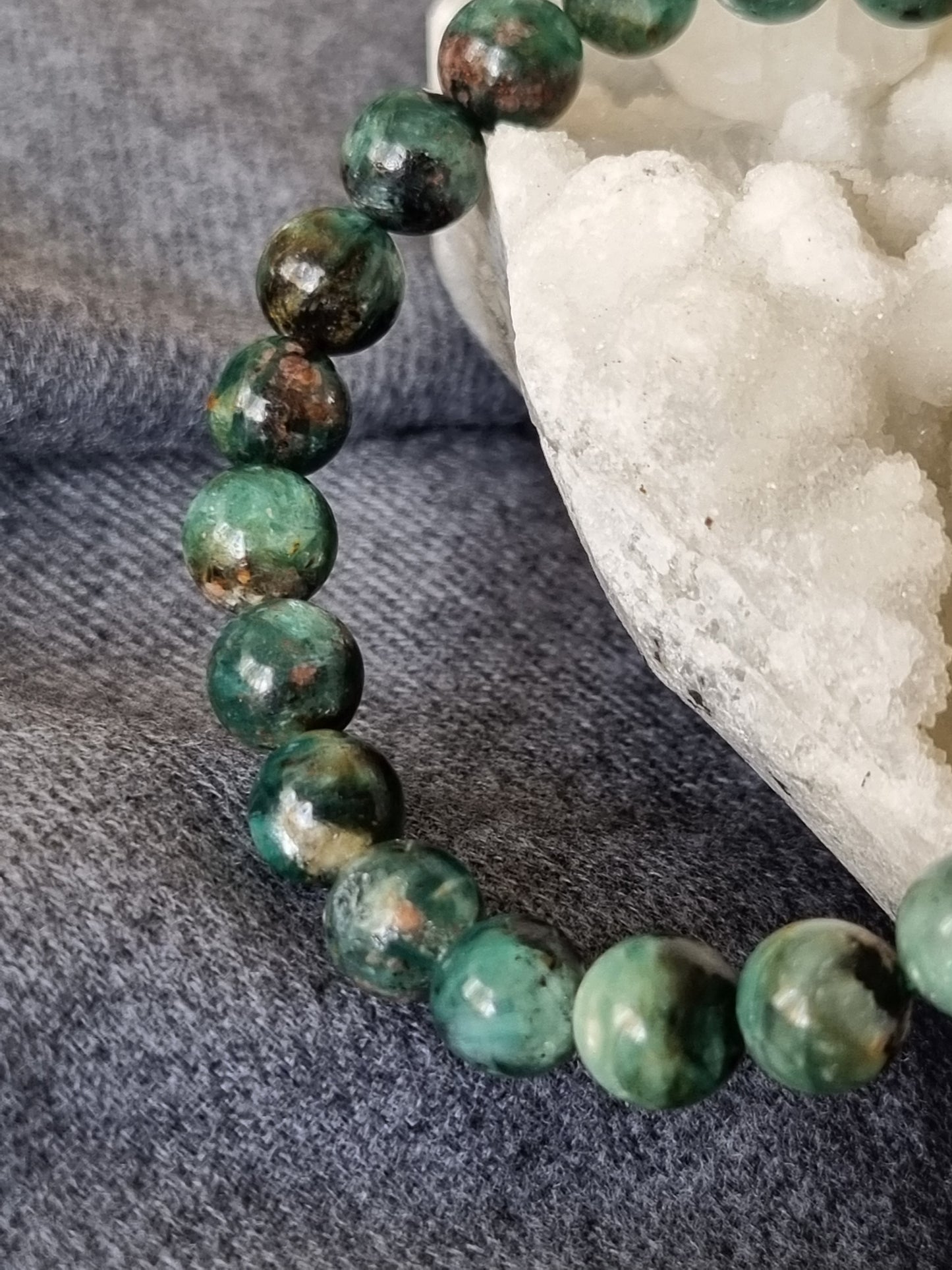 Emerald Green Mica Bracelets