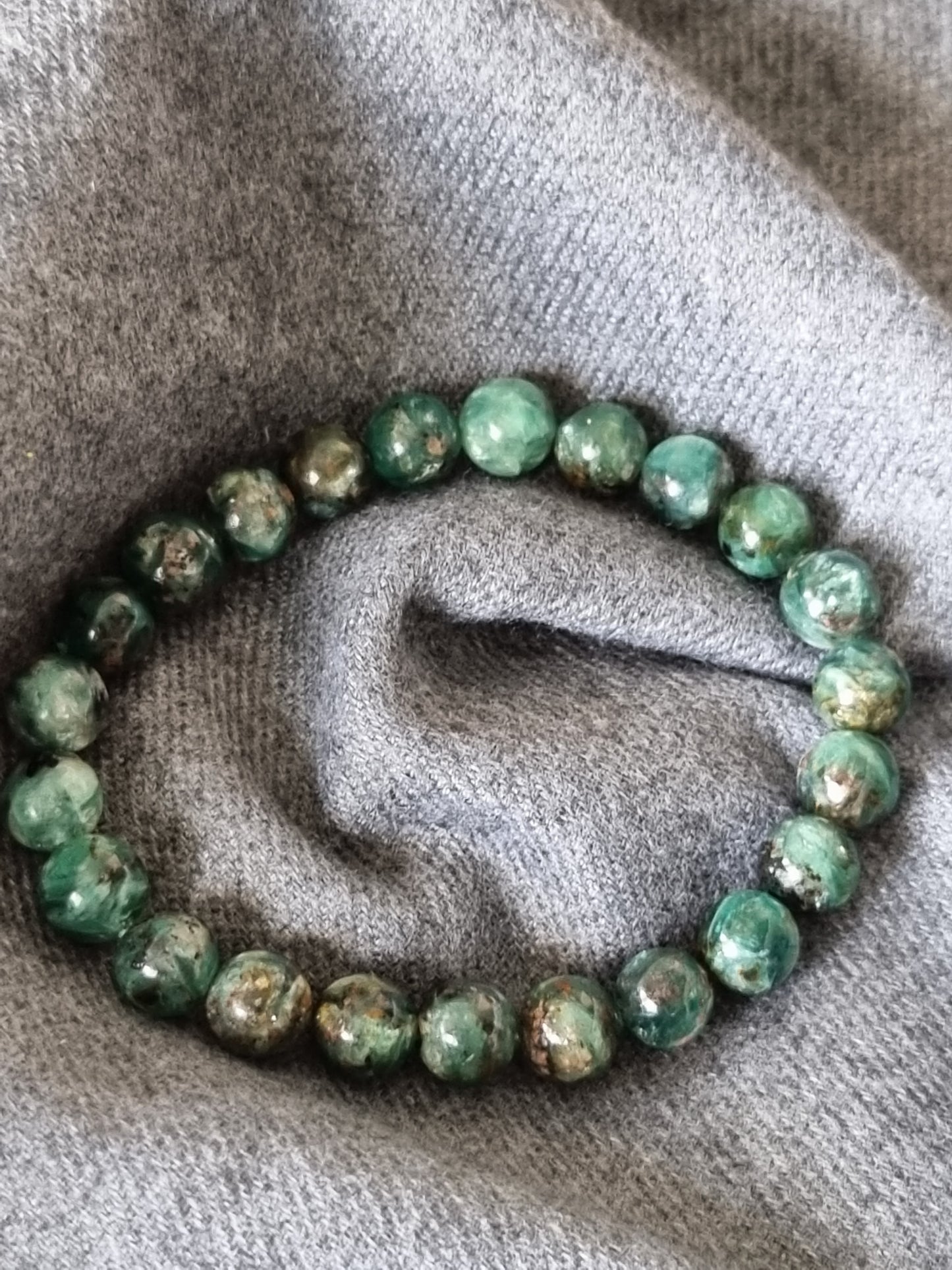 Emerald Green Mica Bracelets