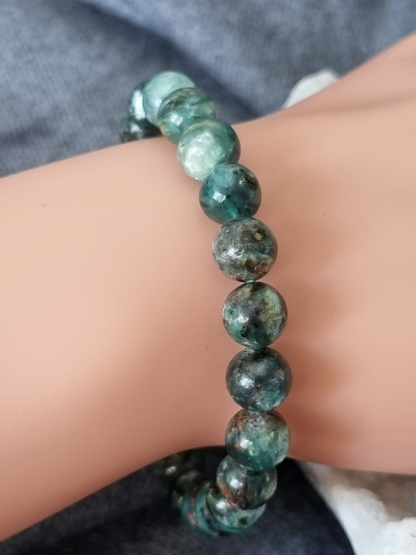 Emerald Green Mica Bracelets