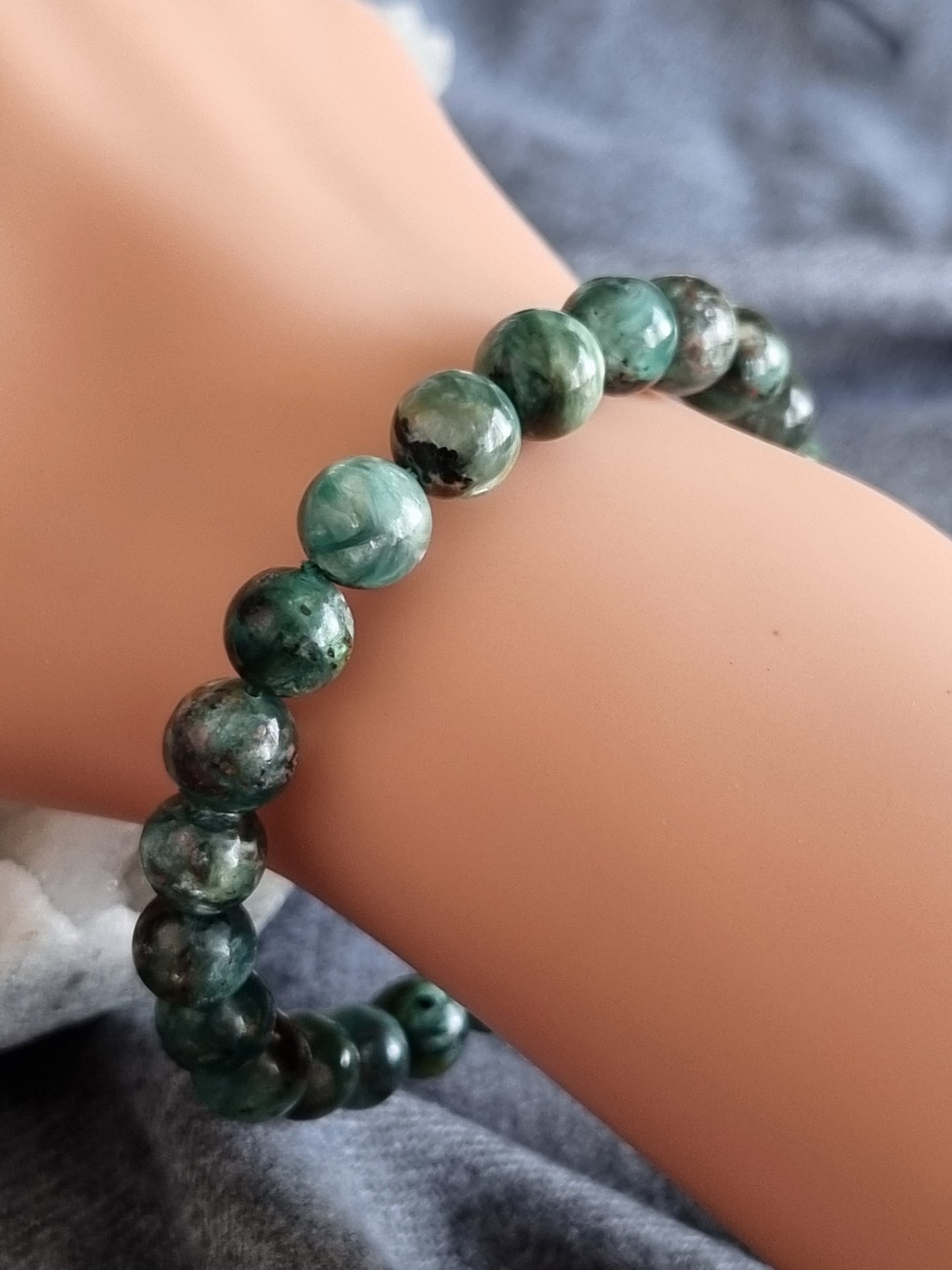 Emerald Green Mica Bracelets
