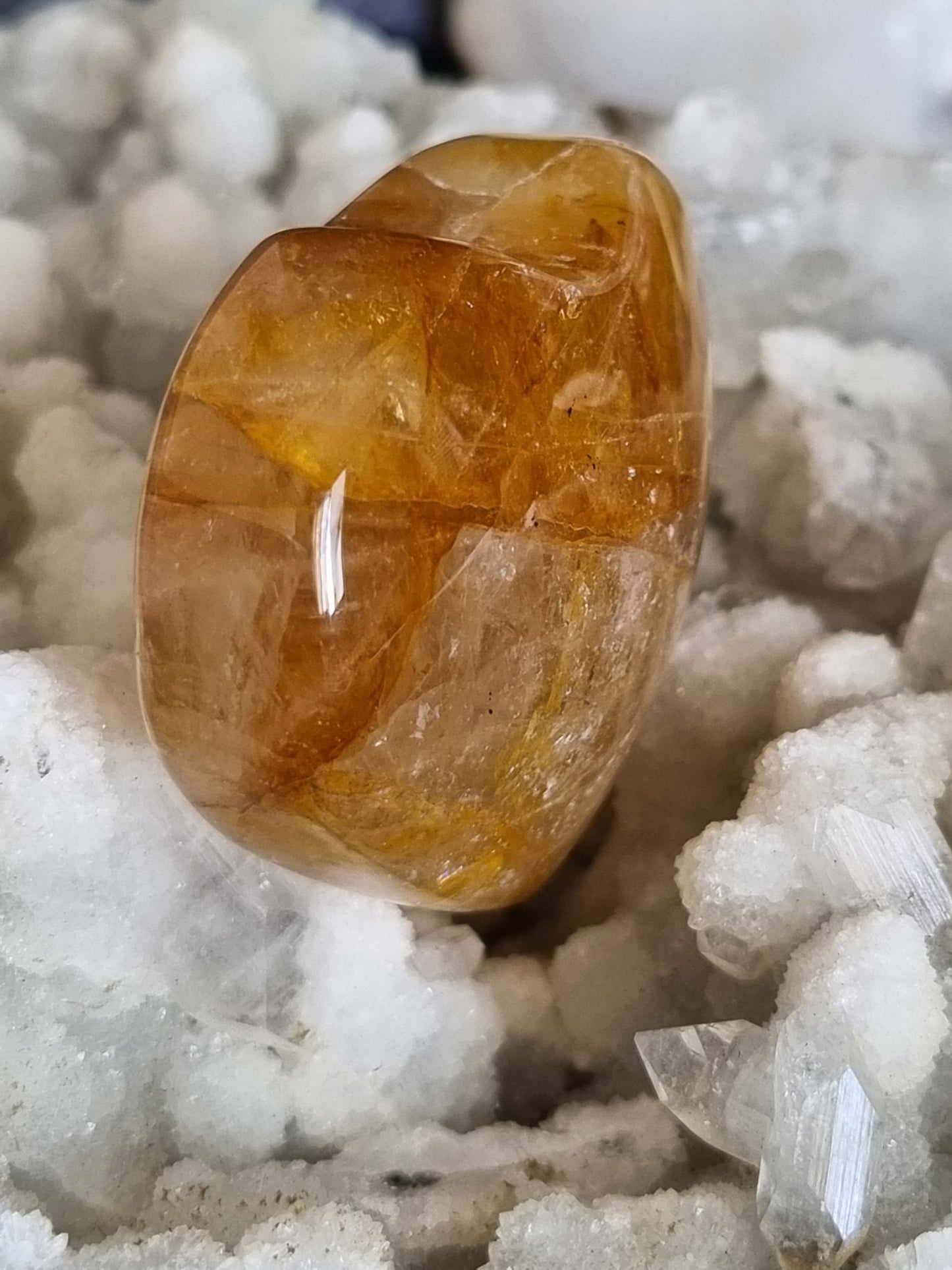 Golden Healer Hearts (Hematoid Quartz)