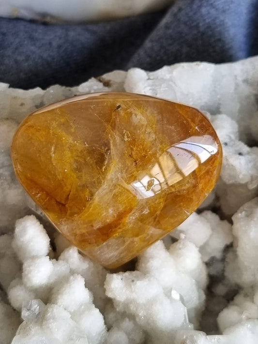Golden Healer Hearts (Hematoid Quartz)