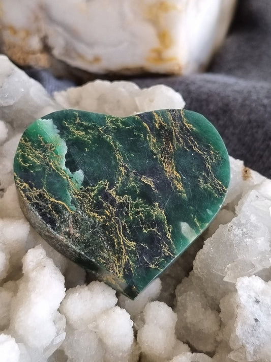 Emerald Mica Hearts (Canutillos Emerald)