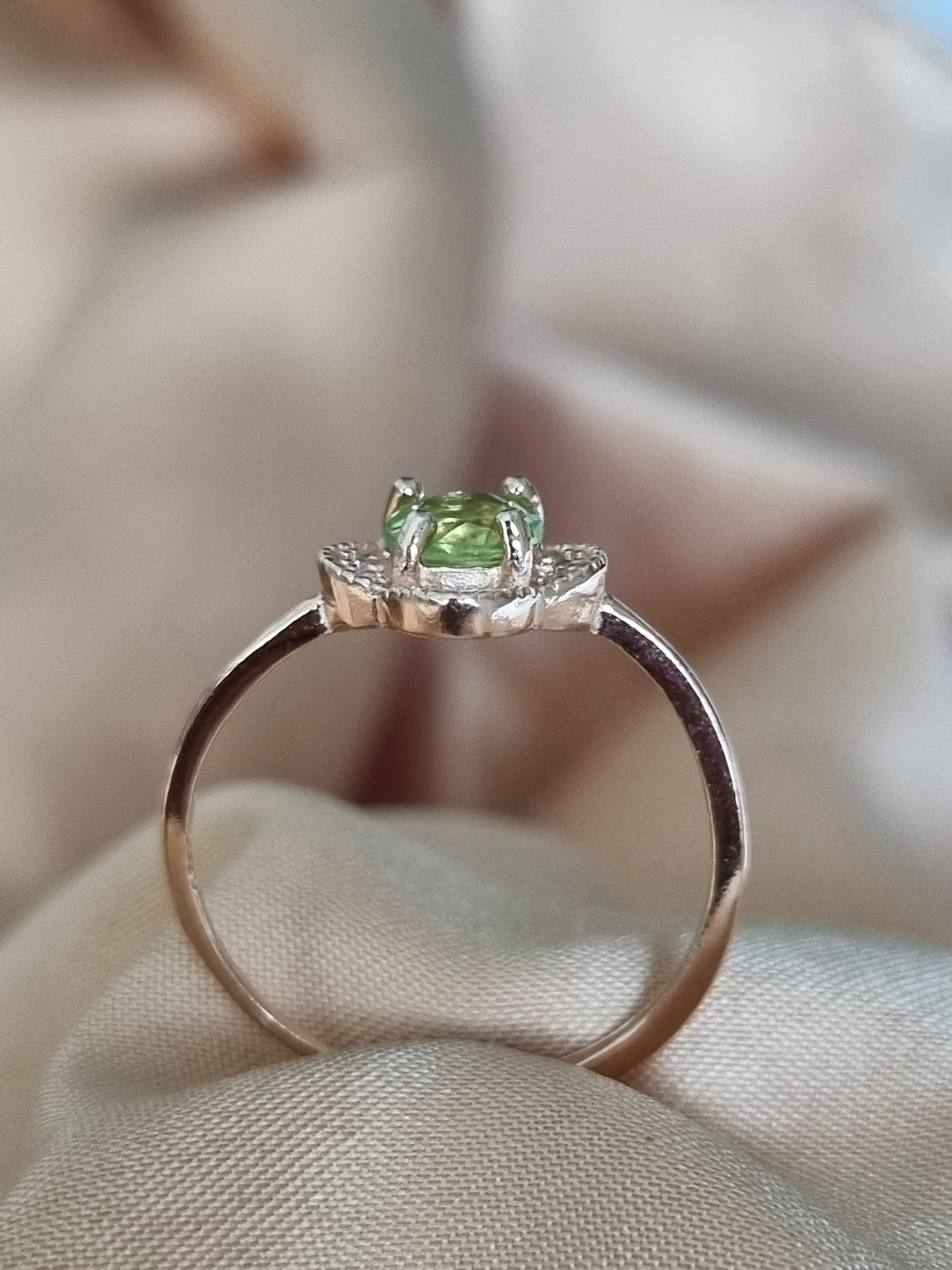 Peridot Danity Ring