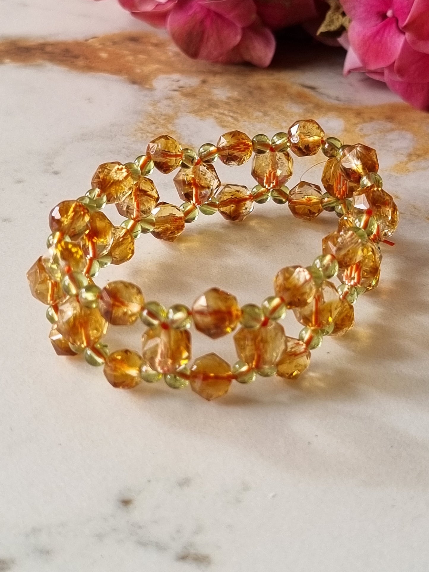 3-tier Citrine Bracelet